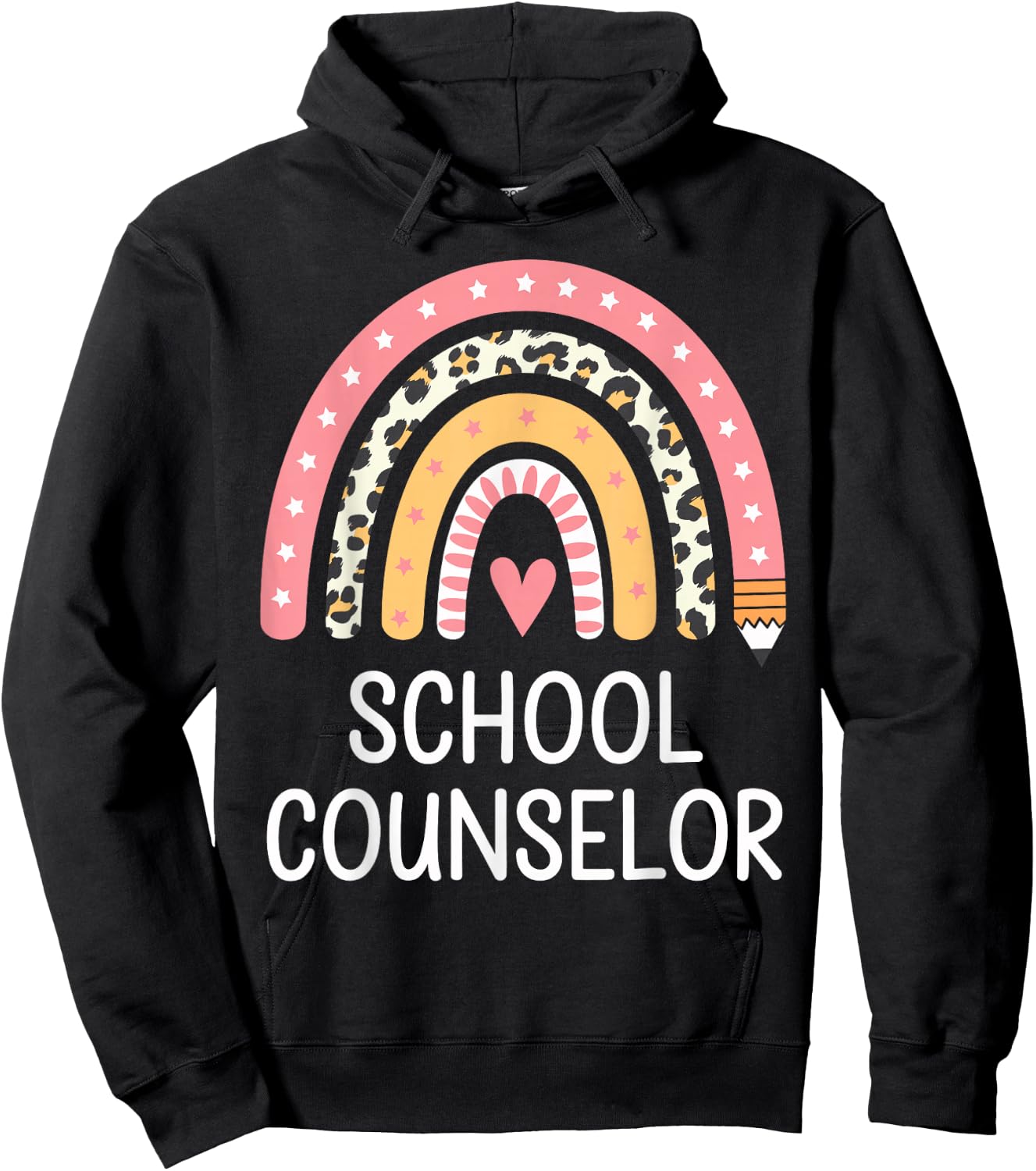 School Counselor Hoodie - Hoodie | Black