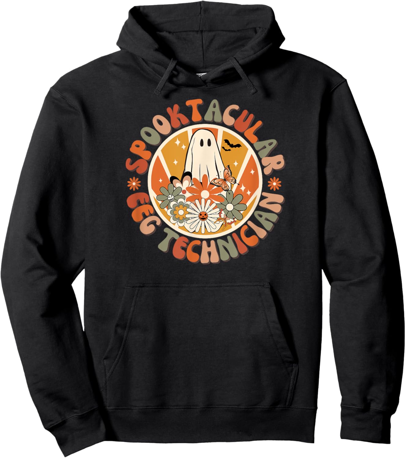 Spooktacular EEG Technician, EEG Tech, Halloween, Fall Hoodie - Hoodie | Black