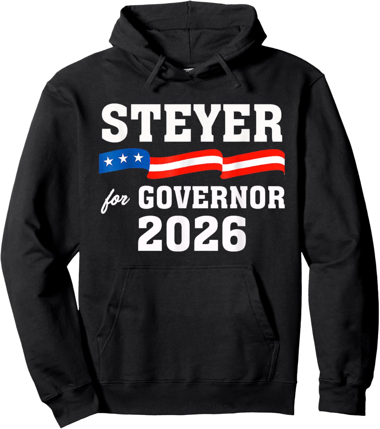 Tom Steyer for Governor of California Steyer 2026 Hoodie - Hoodie | Black