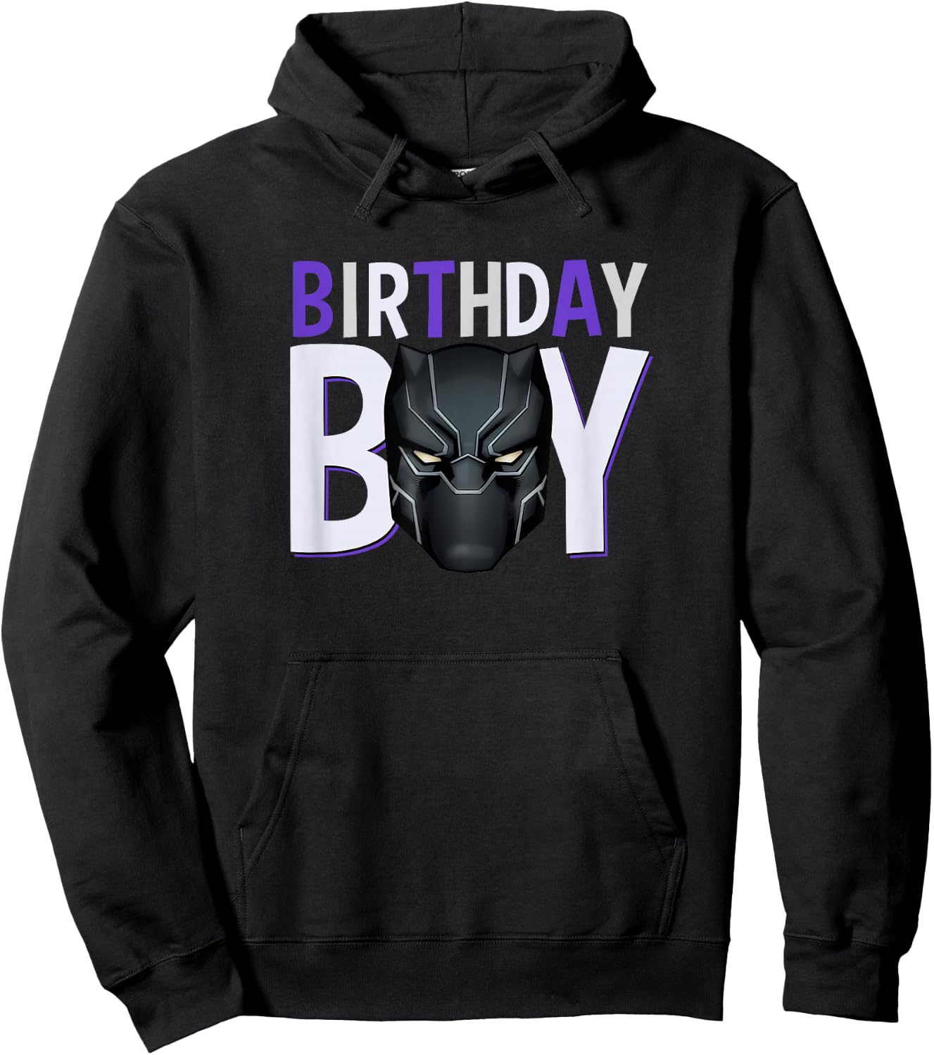 Marvel Avengers Black Panther Birthday Boy Small Hoodie - Hoodie | Black