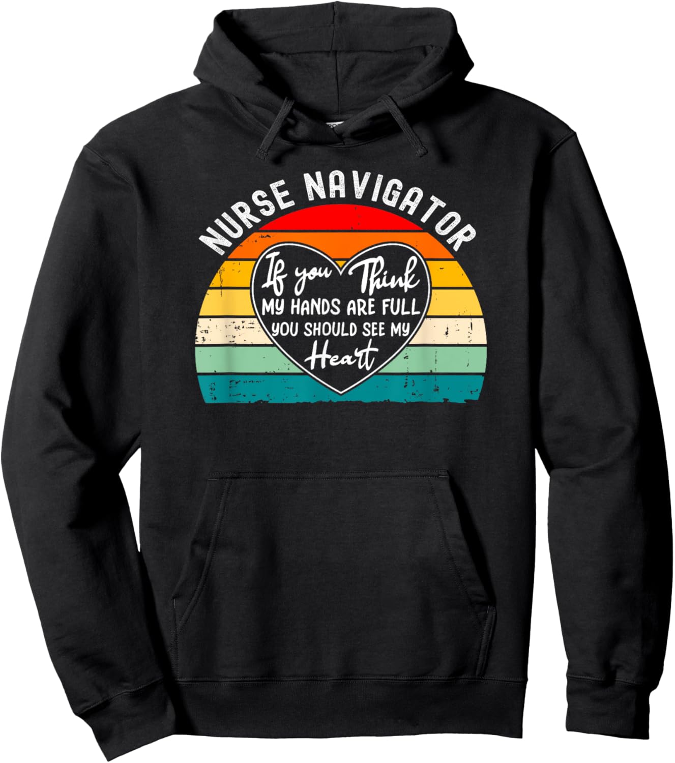 Nurse Nurse Navigator Appreciation Thank You Retirement Hoodie - Hoodie | Black