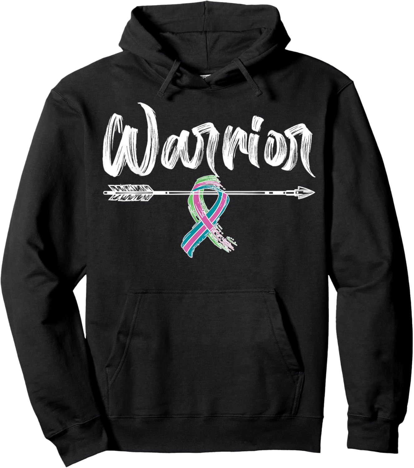 Metastatic Breast Cancer Awareness Month Warrior Survivor Hoodie - Hoodie | Black