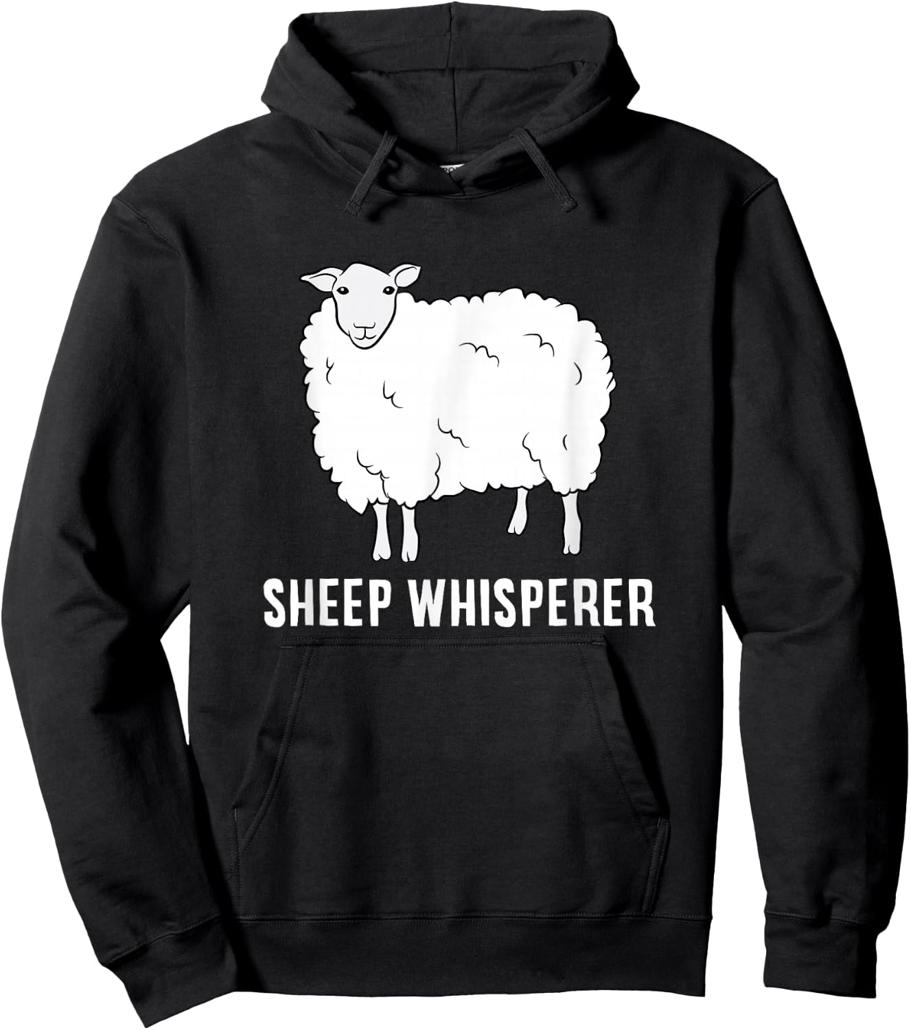 Funny Sheep Whisperer Sheep Farmer Hoodie - Hoodie | Black
