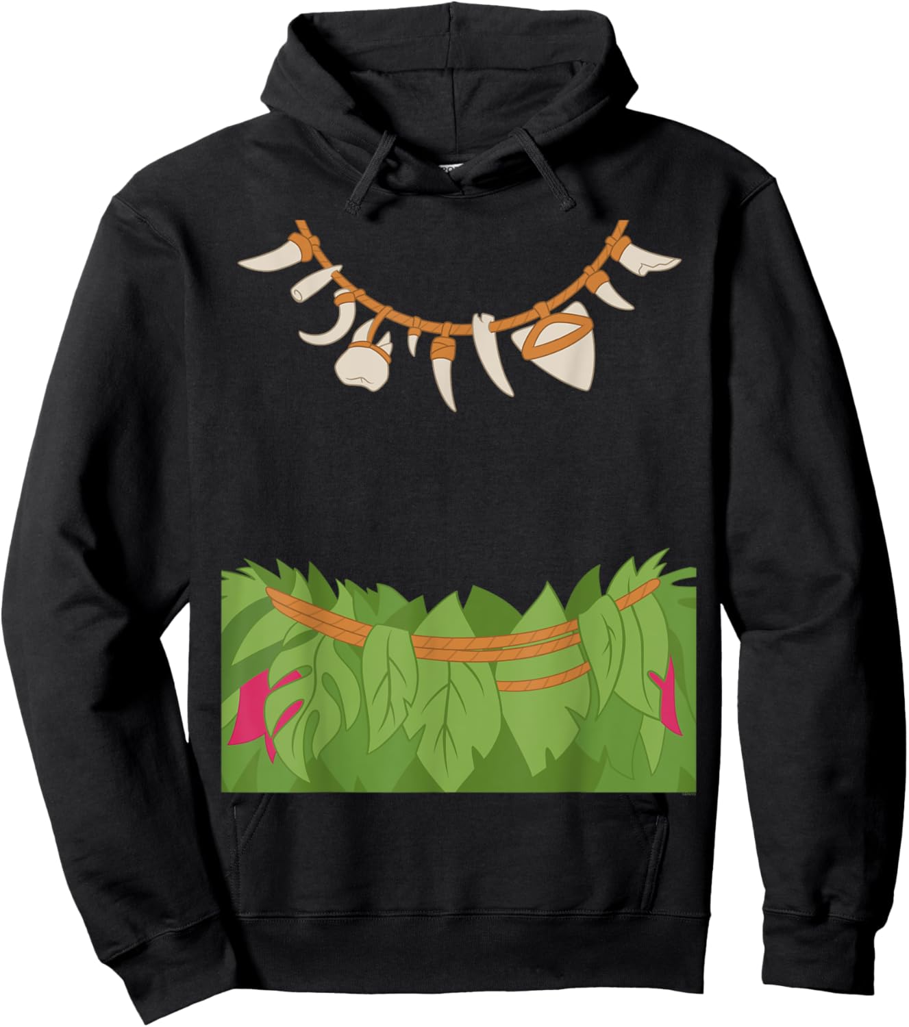 Disney Moana 2 Halloween Maui Inspired Costume Hoodie - Hoodie | Black