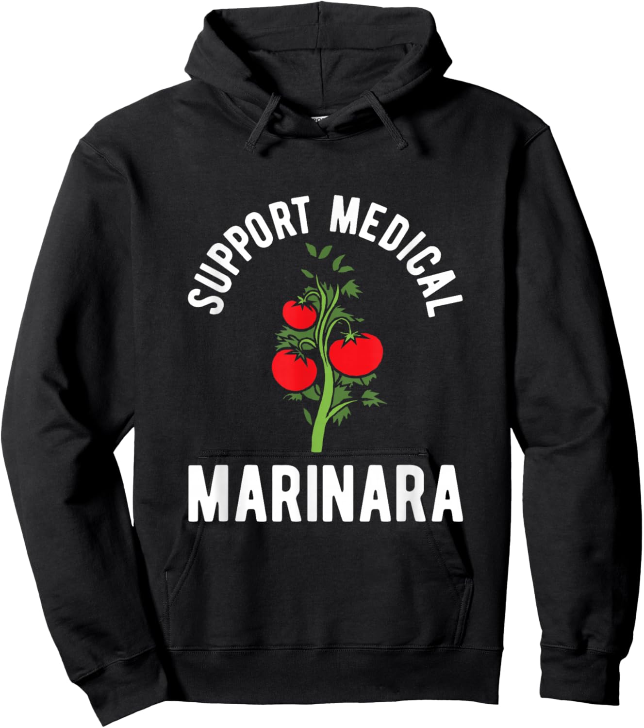 Support medical Marinara funny Italian pasta sauce Hoodie - Hoodie | Black