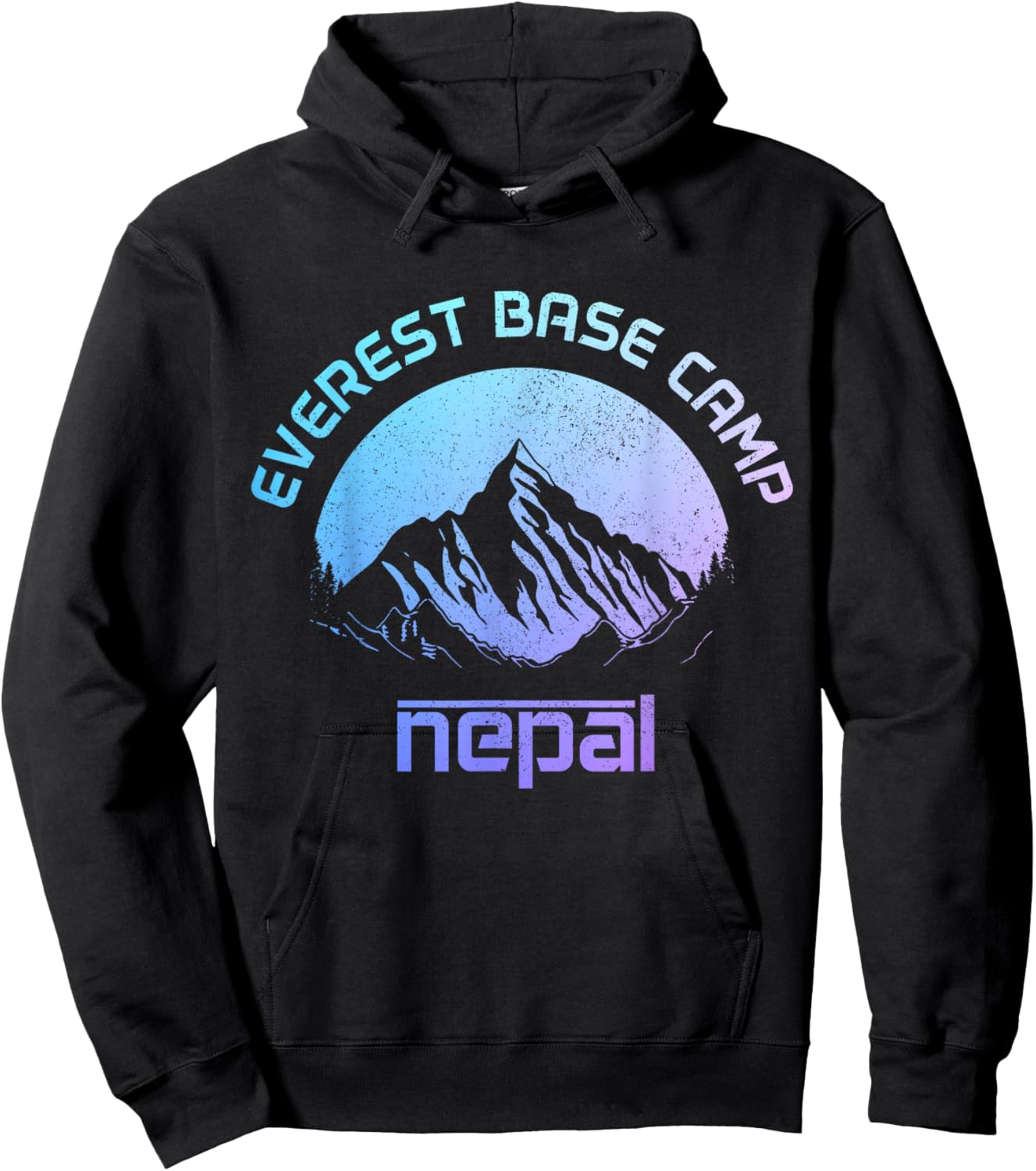 Mount Everest Nepal Himalaya Mountaineer Mountain Souvenir Hoodie - Hoodie | Black