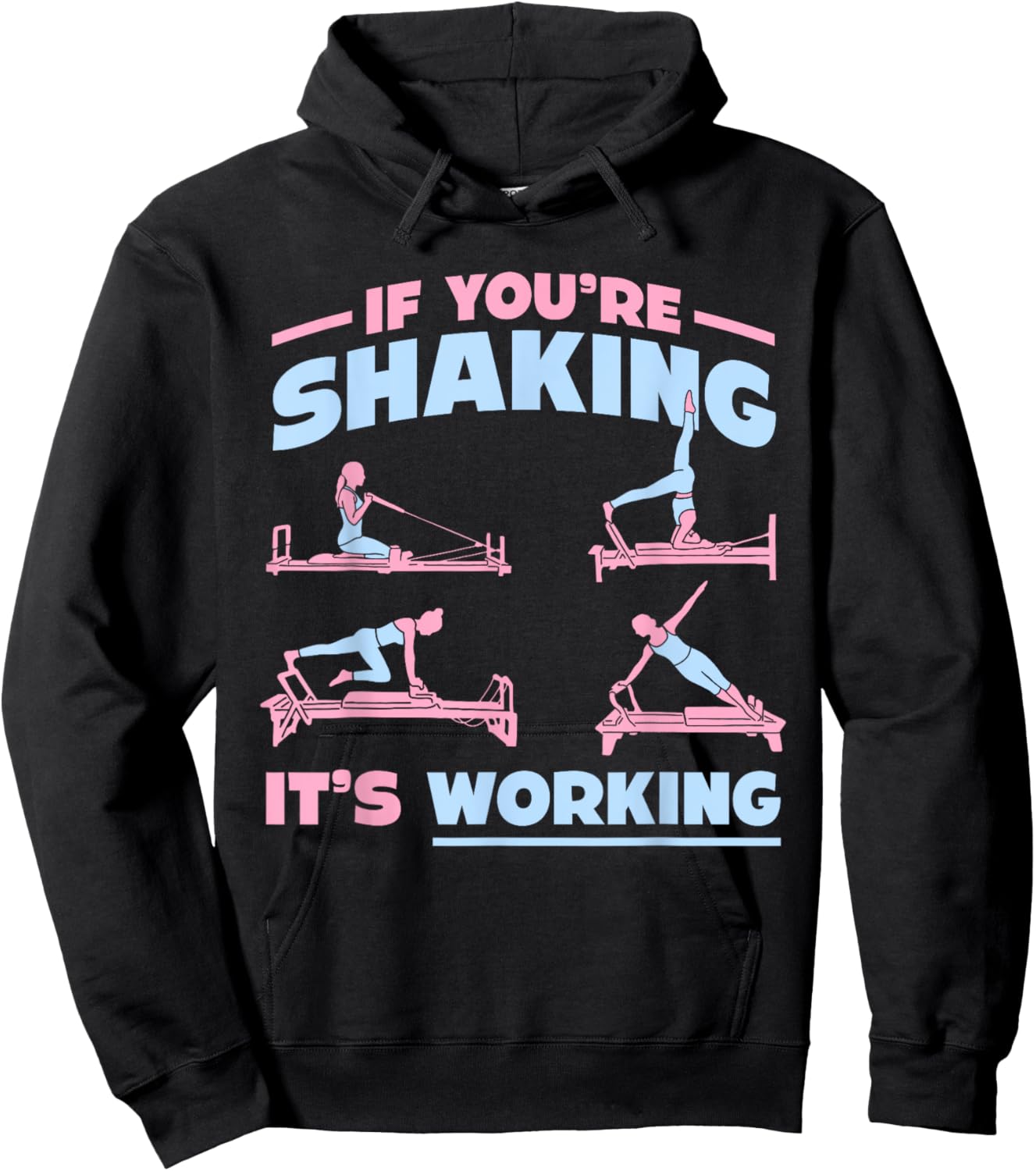 Funny Pilates Hoodie - Hoodie | Black