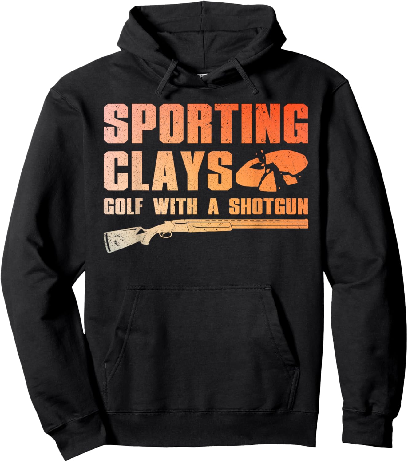 Cool Trap Shooting Women Skeet Clay Target Shooter Hoodie - Hoodie | Black