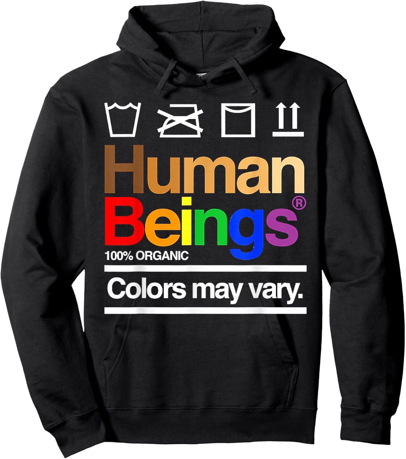 Human Beings Colors May Vary Hoodie - Hoodie | Black