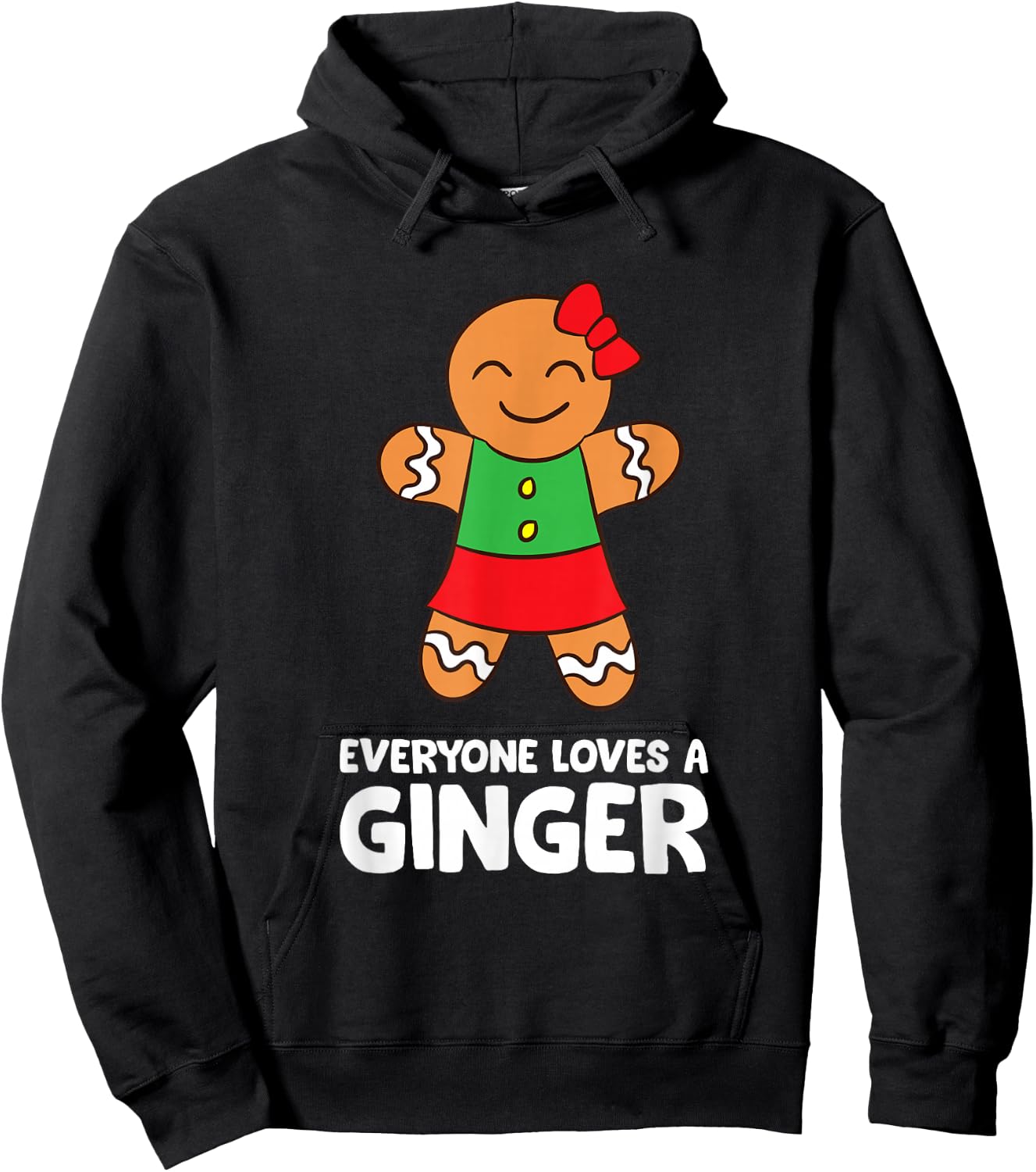Gingerbread Christmas Cookie Baking Everyone Loves A Ginger Hoodie - Hoodie | Black