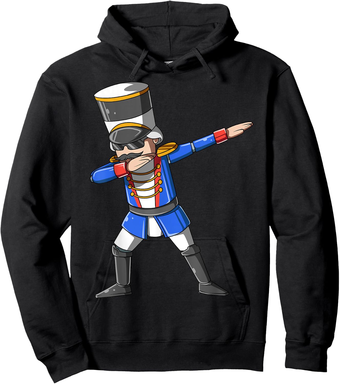 Dabbing Nutcracker Christmas Themed Gift Nutcracker Dancers Hoodie - Hoodie | Black