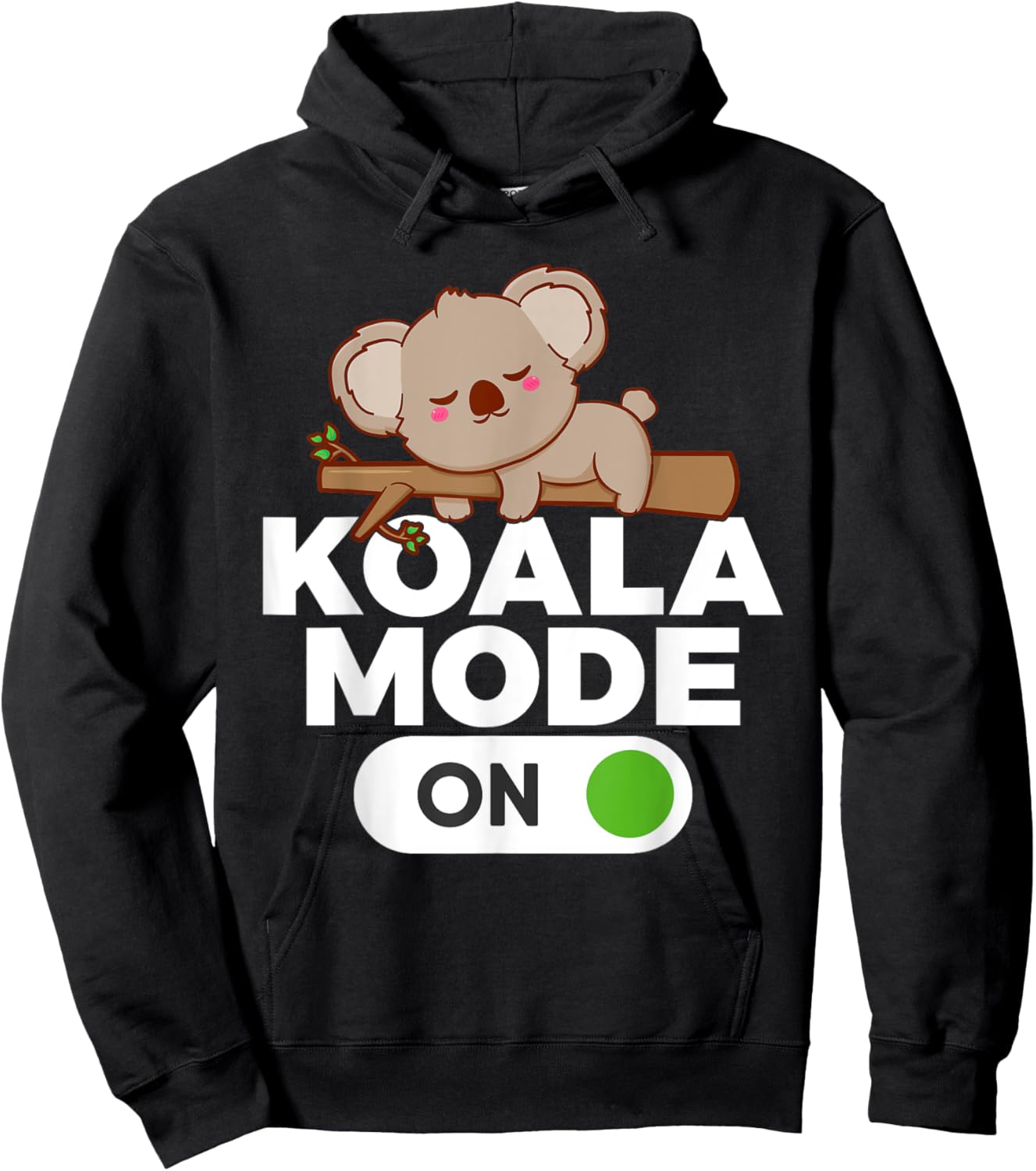 Koala Mode On Koala Hoodie - Hoodie | Black