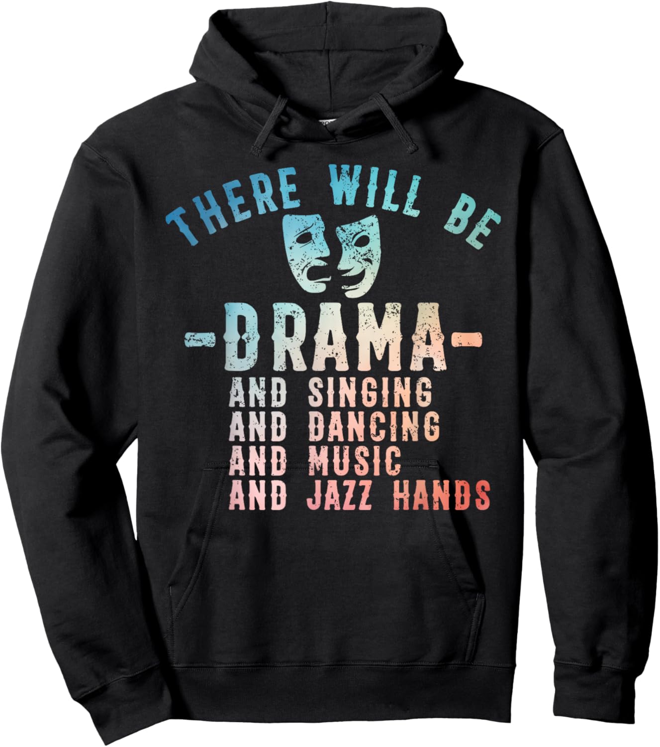 Musical Theatre Art Women Theater Actor Broadway Hoodie - Hoodie | Black