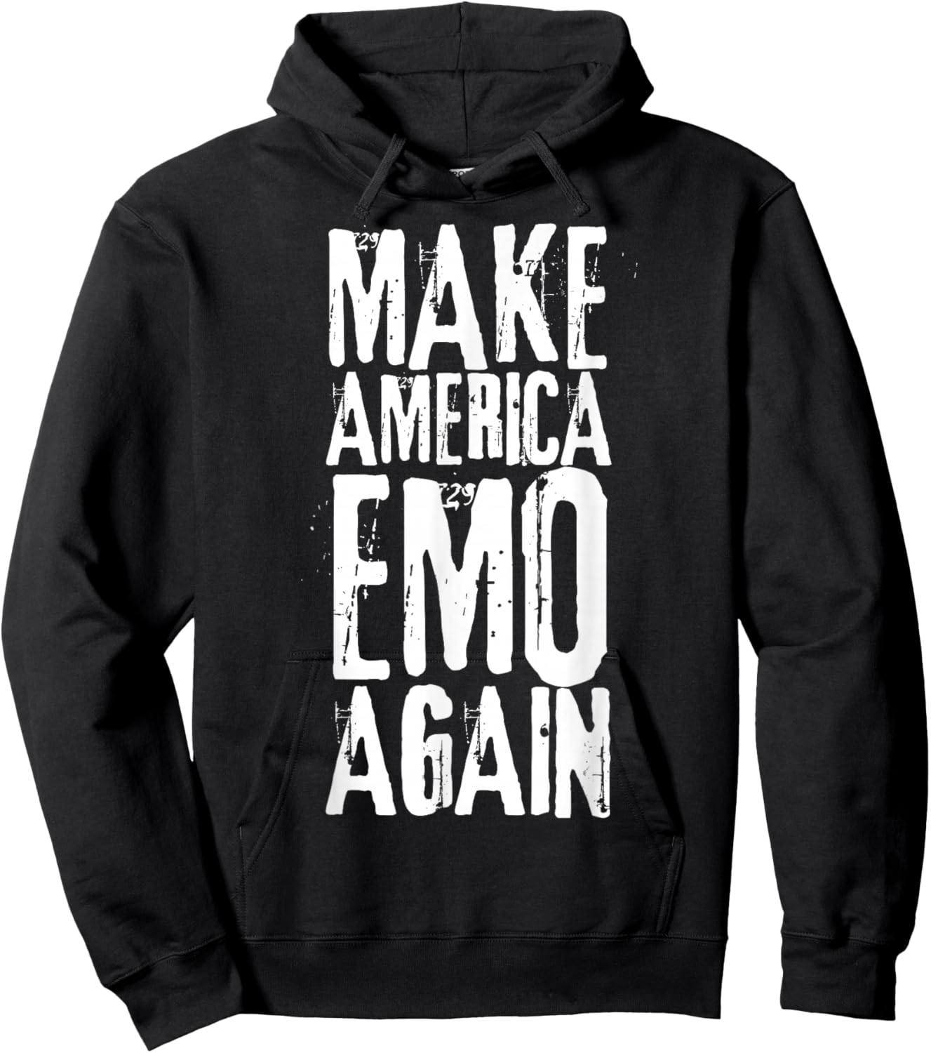 Make America Emo Again Hoodie - Hoodie | Black