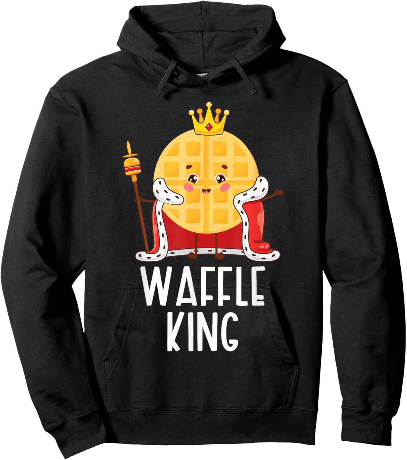 Waffle King Hoodie - Hoodie | Black