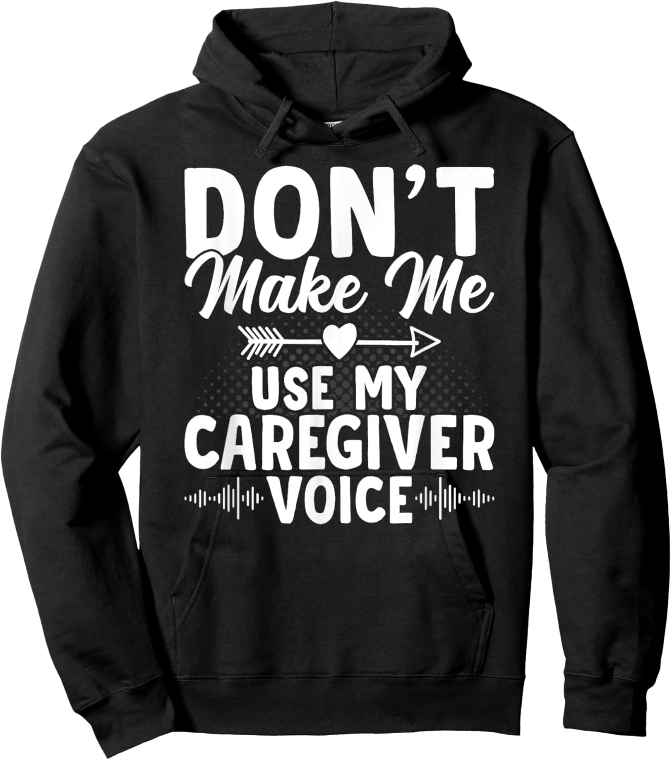 Caregiver Voice Caregiving Nursing Expert Nurse Caretaker Hoodie - Hoodie | Black