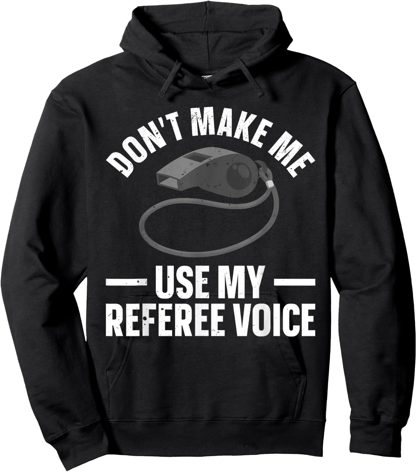Funny Referee Art Women Sports Ref Official Referee Hoodie - Hoodie | Black