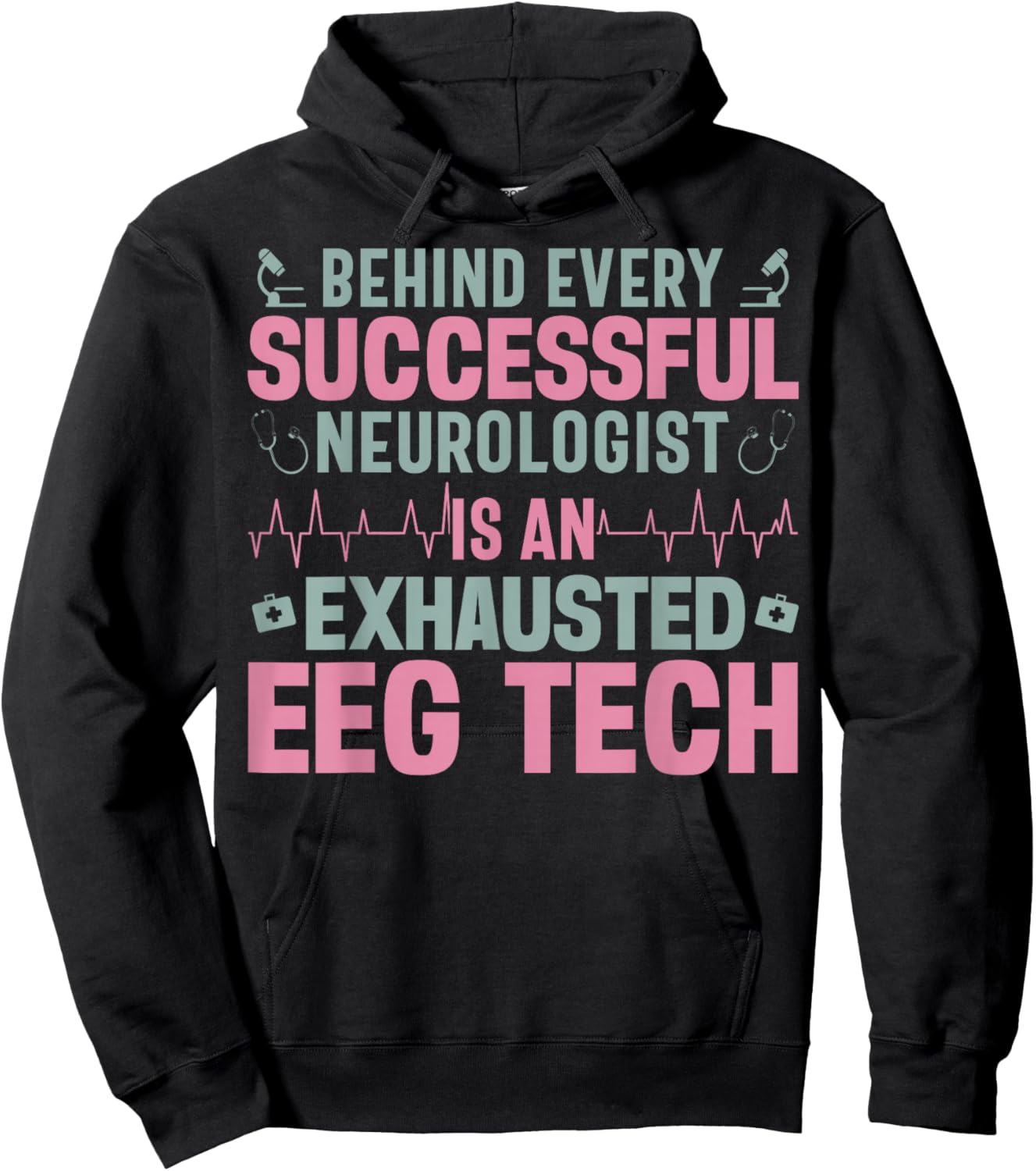 EEG Technician Hoodie - Hoodie | Black