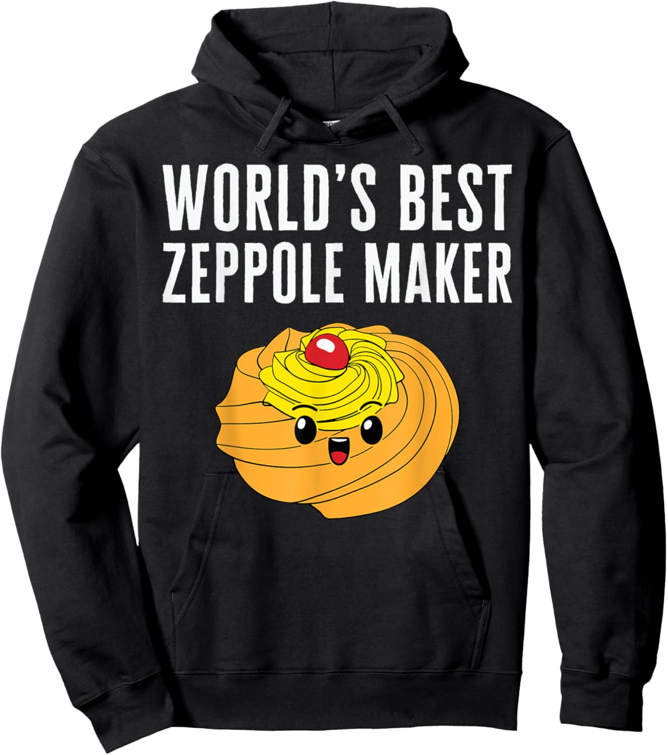 Saint Joseph's Day World's Best Zeppole Maker Italian Pastry Hoodie - Hoodie | Black