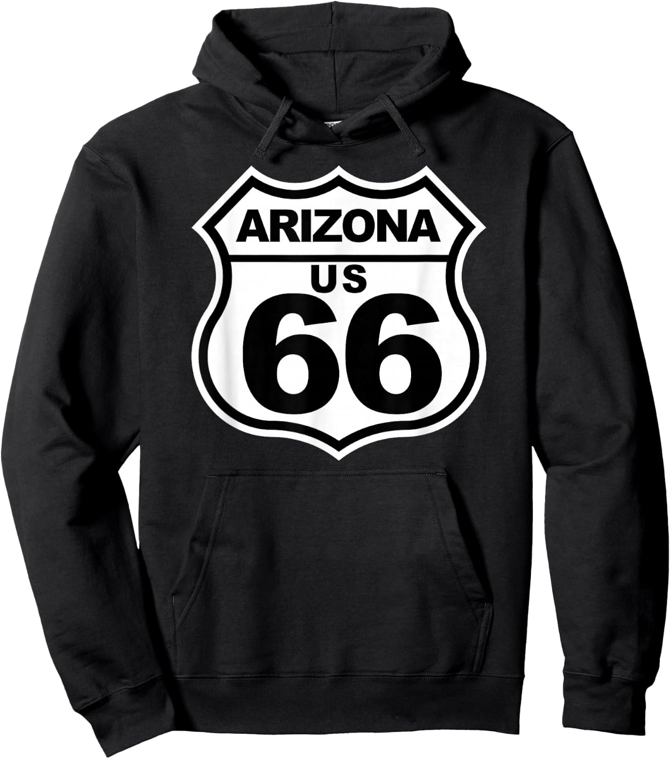 US Route 66 Arizona American Highway US Route 66 Arizona Hoodie - Hoodie | Black