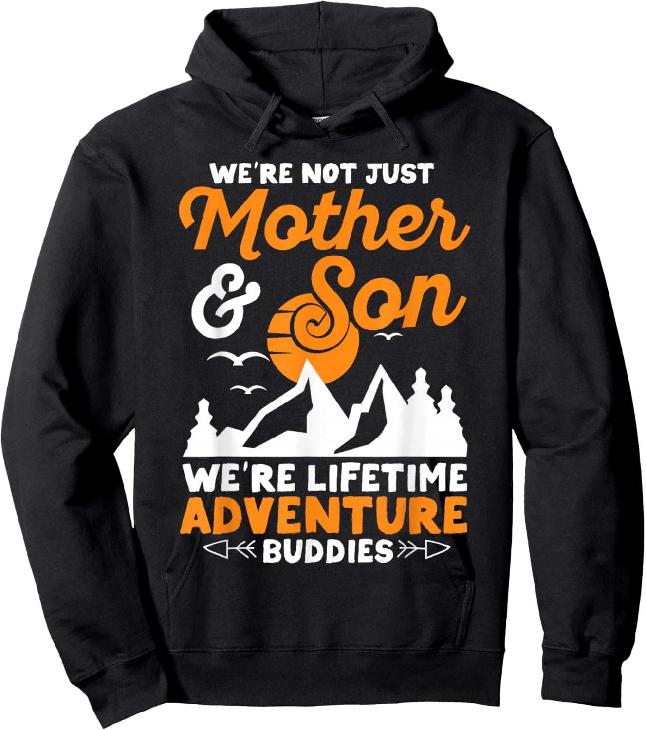 Mother And Son Mother's Day From Son Matching Mom Hoodie - Hoodie | Black