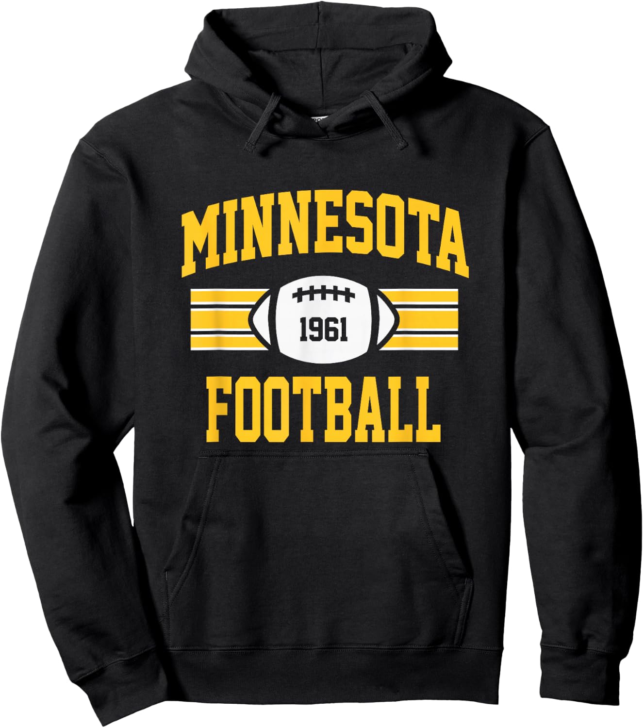 Minnesota Football Athletic Vintage Sports Team Fan Gift Hoodie - Hoodie | Black