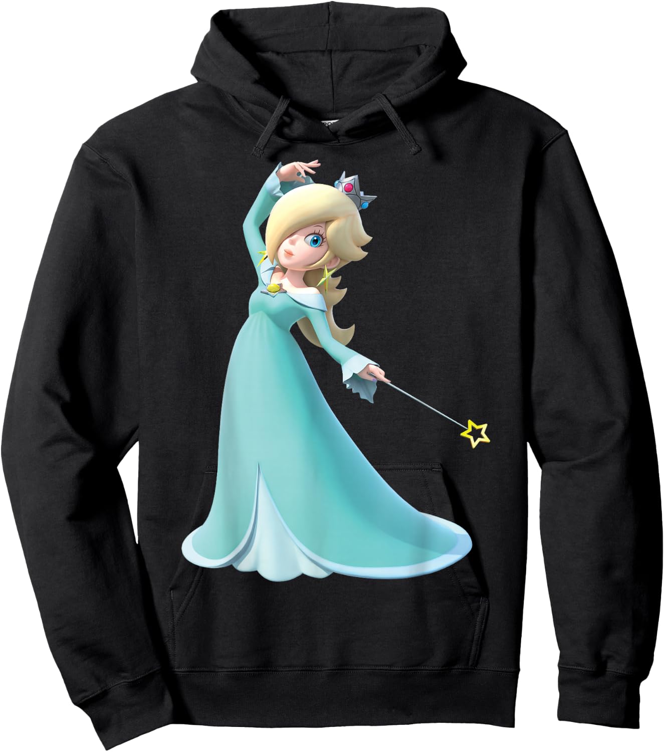 Super Mario Vintage Rosalina 3D Nintendo Poster Hoodie - Hoodie | Black