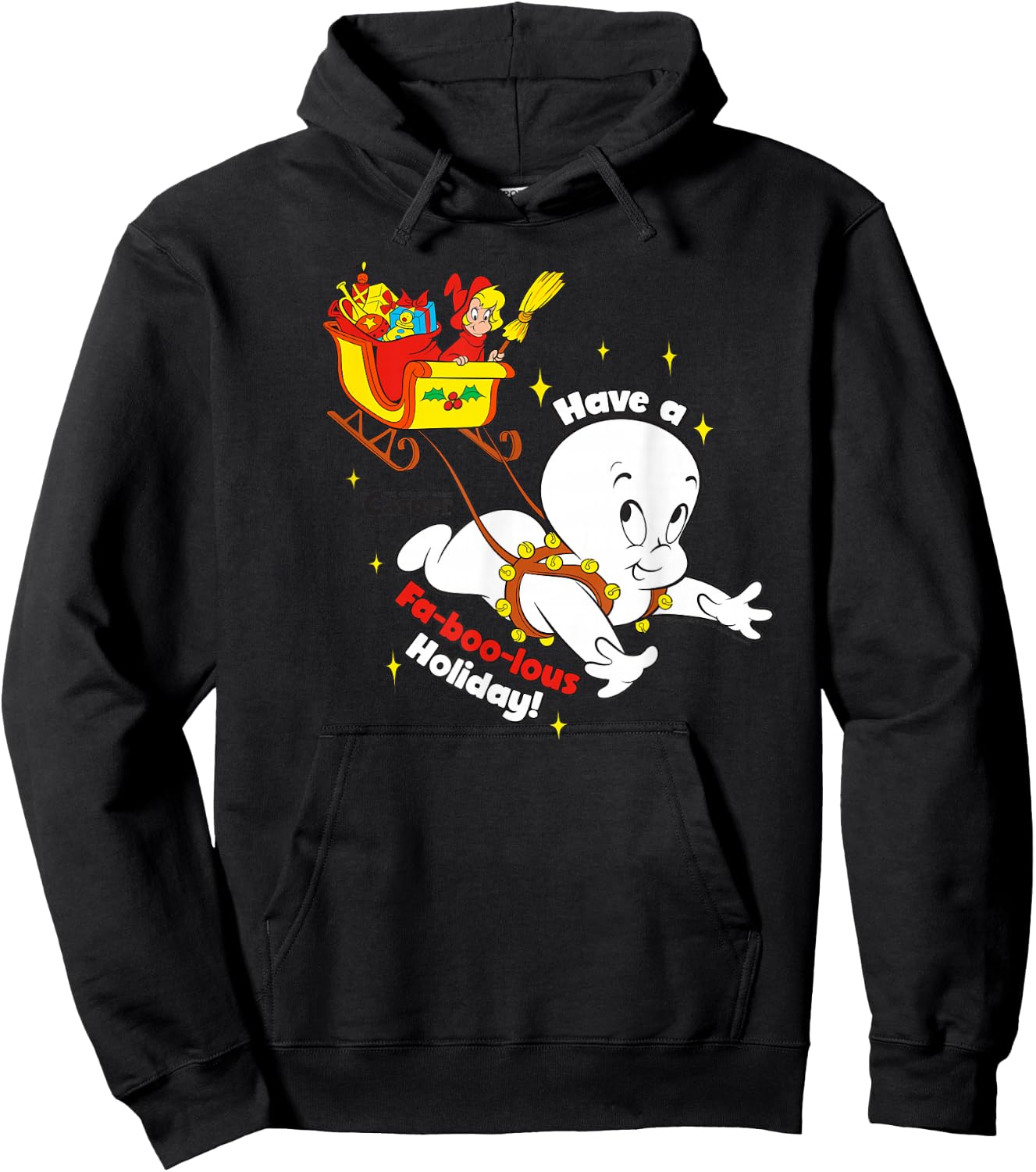 Casper the Friendly Ghost Have A Fab-boo-lous Holiday Hoodie - Hoodie | Black