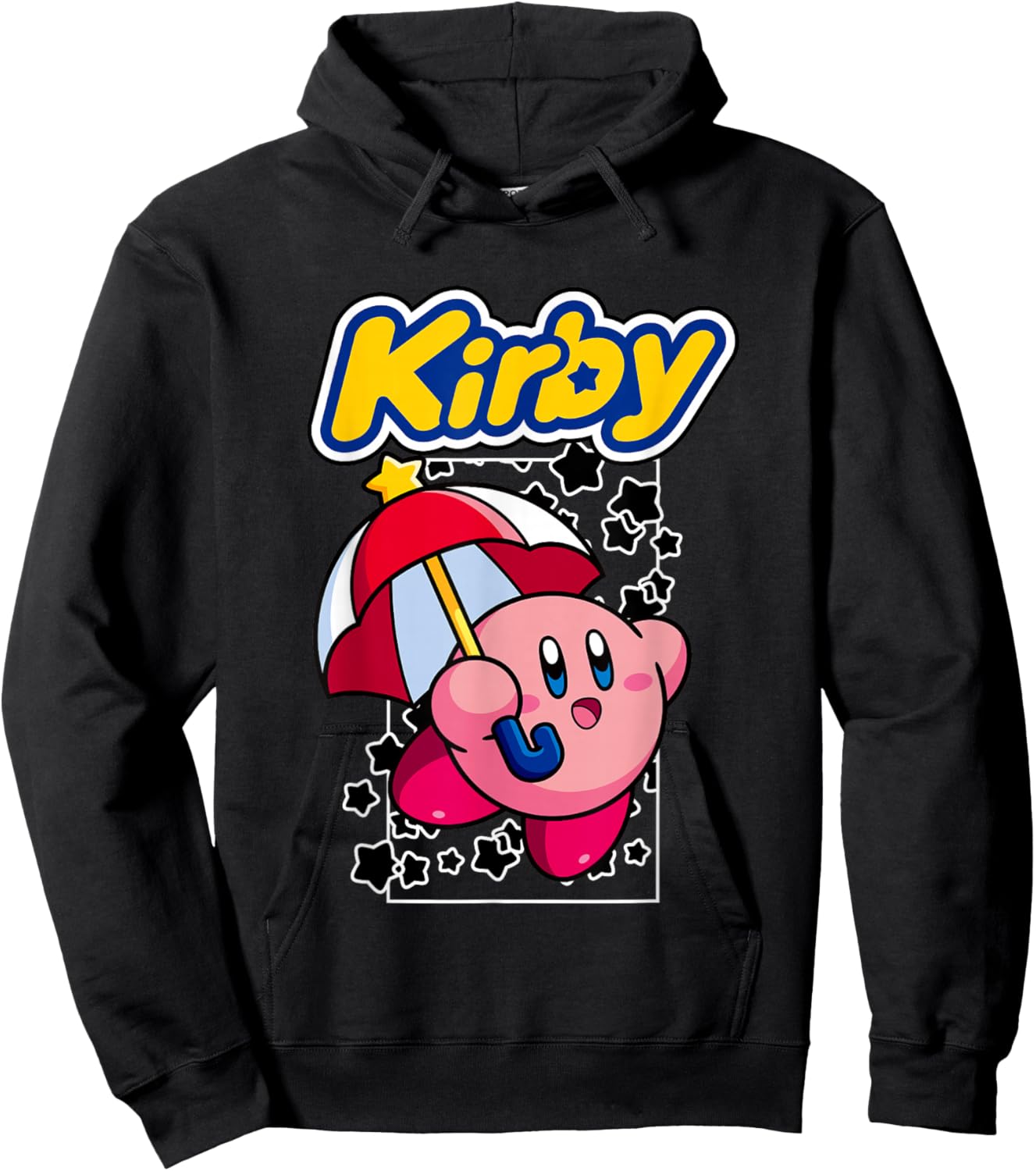 Kirby Many Emotions Nintendo Character Box Up Hoodie - Hoodie | Black
