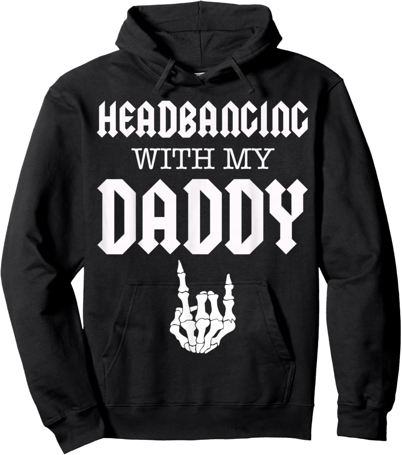 Kids Toddler Metal Concert Hoodie - Hoodie | Black