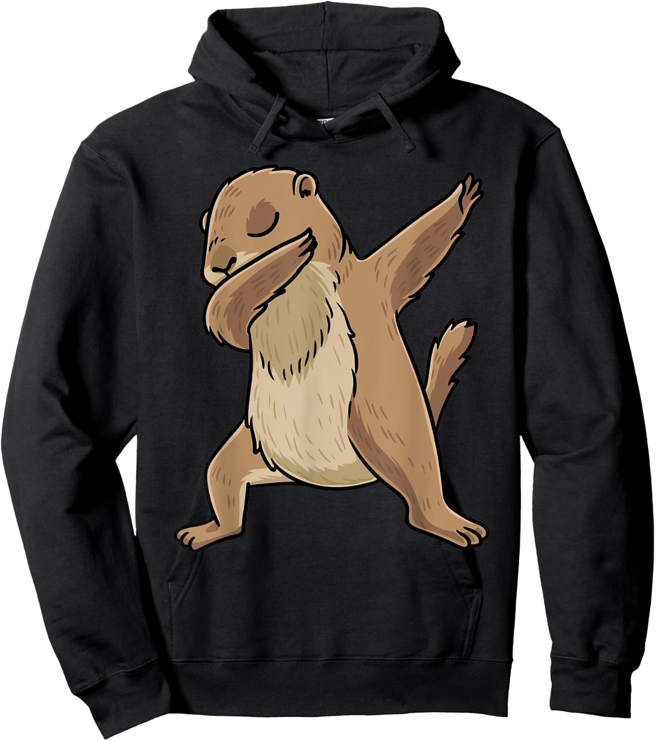 Dabbing Prairie Dog Rodent Men Women Kids Hoodie - Hoodie | Black