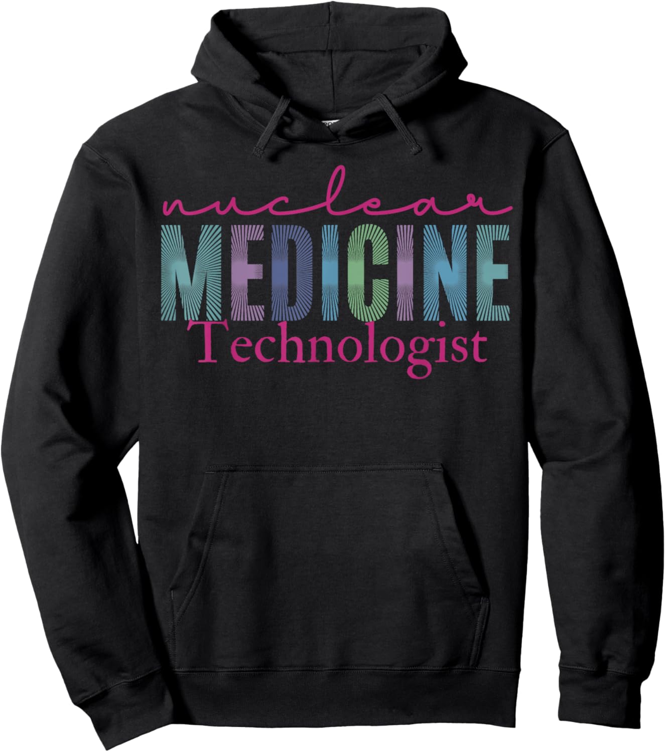 Nuclear Medicine Technologist Radiology Technology Hoodie - Hoodie | Black
