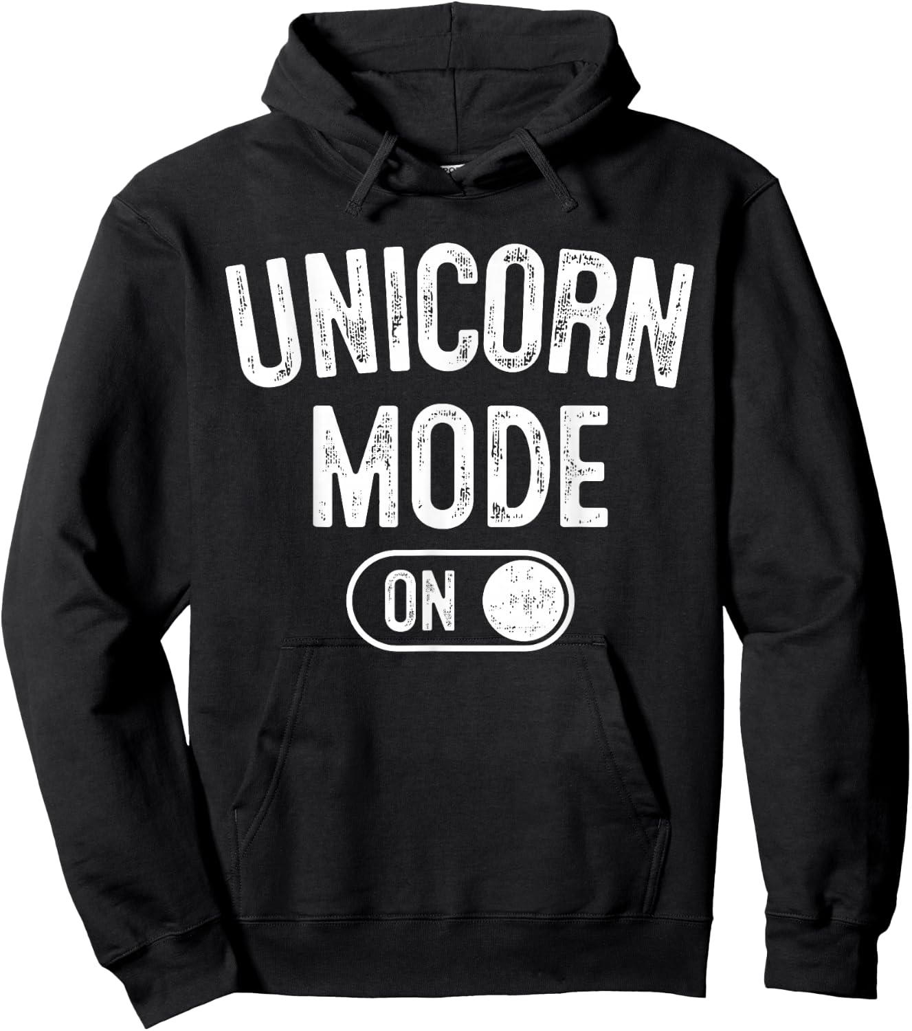 Unicorn Mode On Costume Funny Magical Equine Gift Cosplayer Hoodie - Hoodie | Black