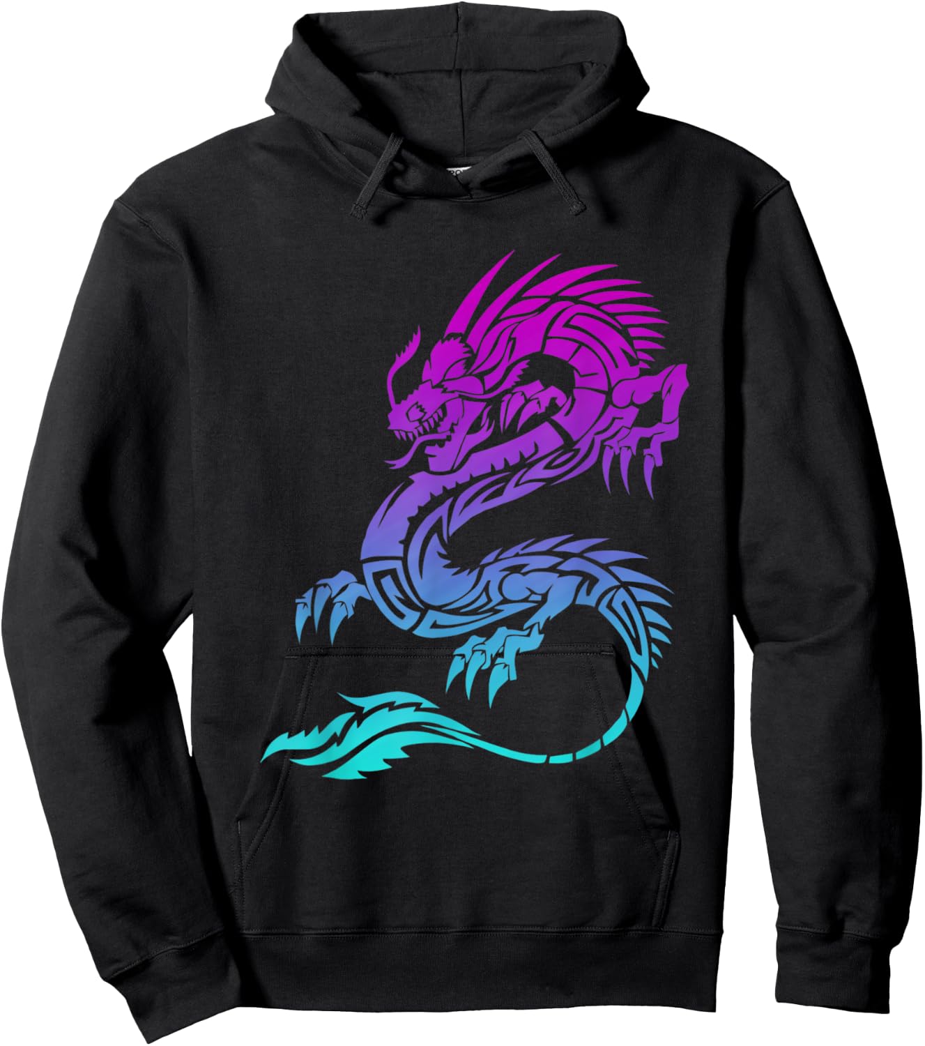 Galaxy dragon Tribal design dragon Hoodie - Hoodie | Black
