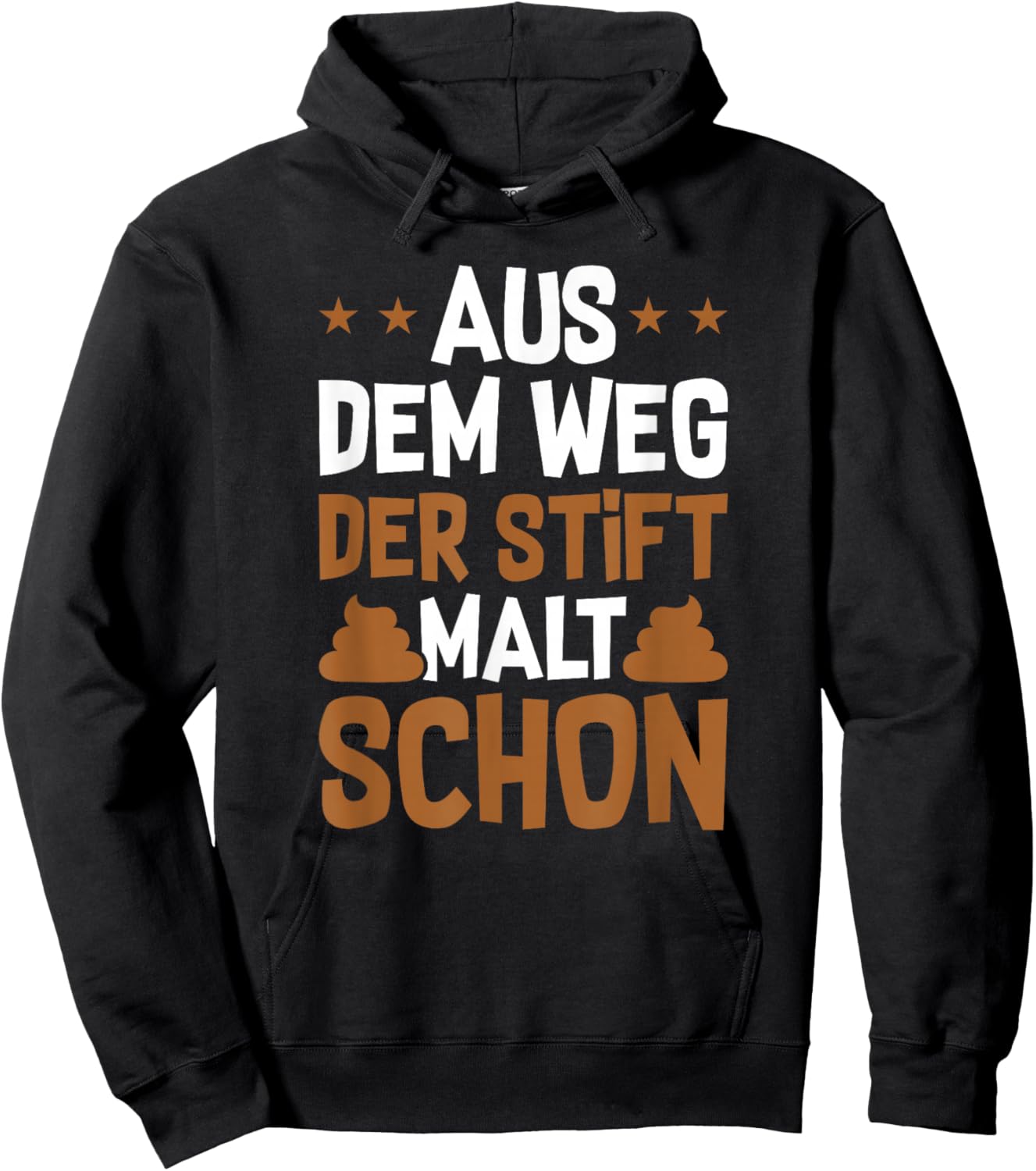 Aus Dem Weg Ich Muss Kacken Lustiges Peinliches Hoodie - Hoodie | Black