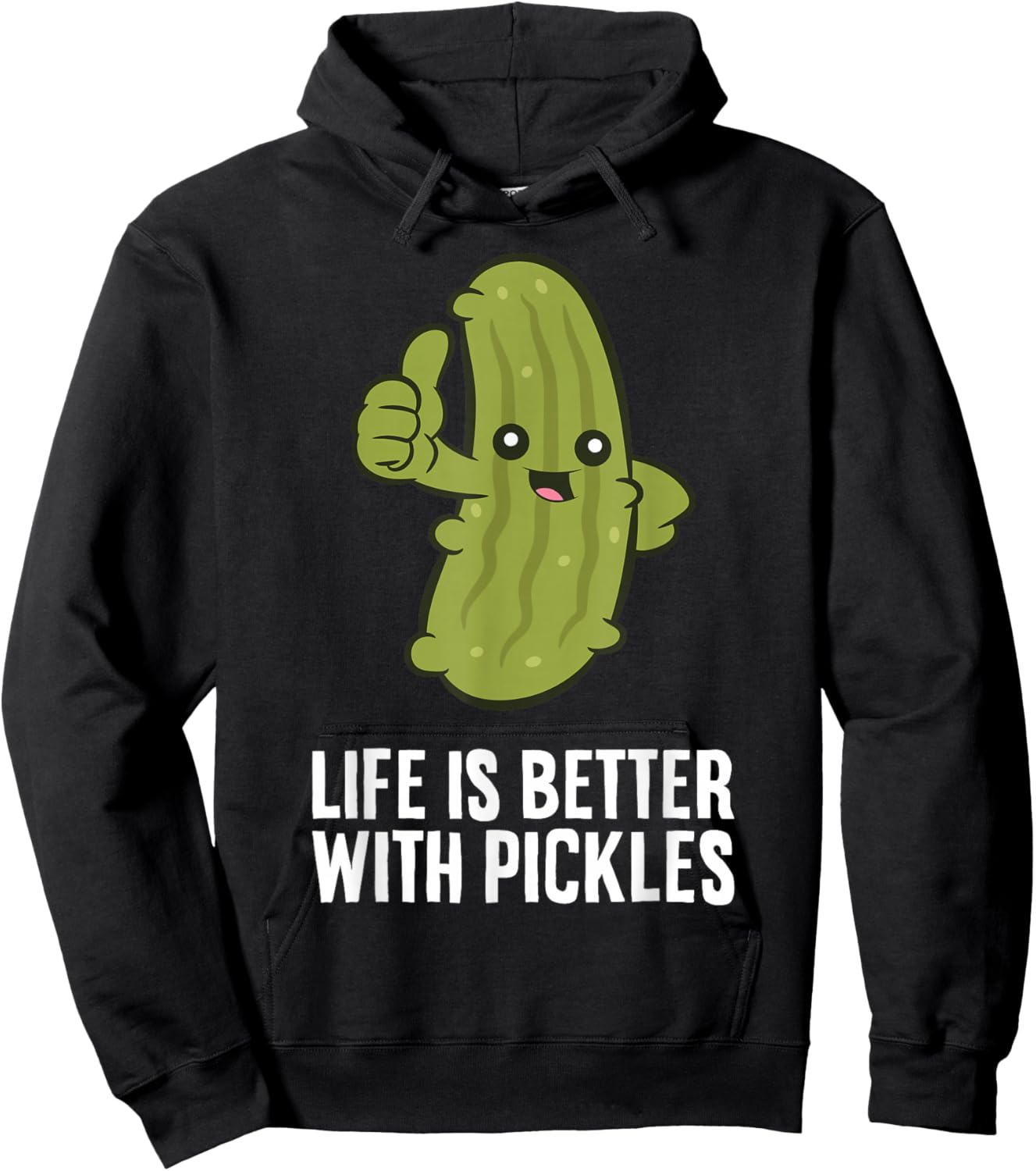 Life Is Better With Pickles Hoodie - Hoodie | Black