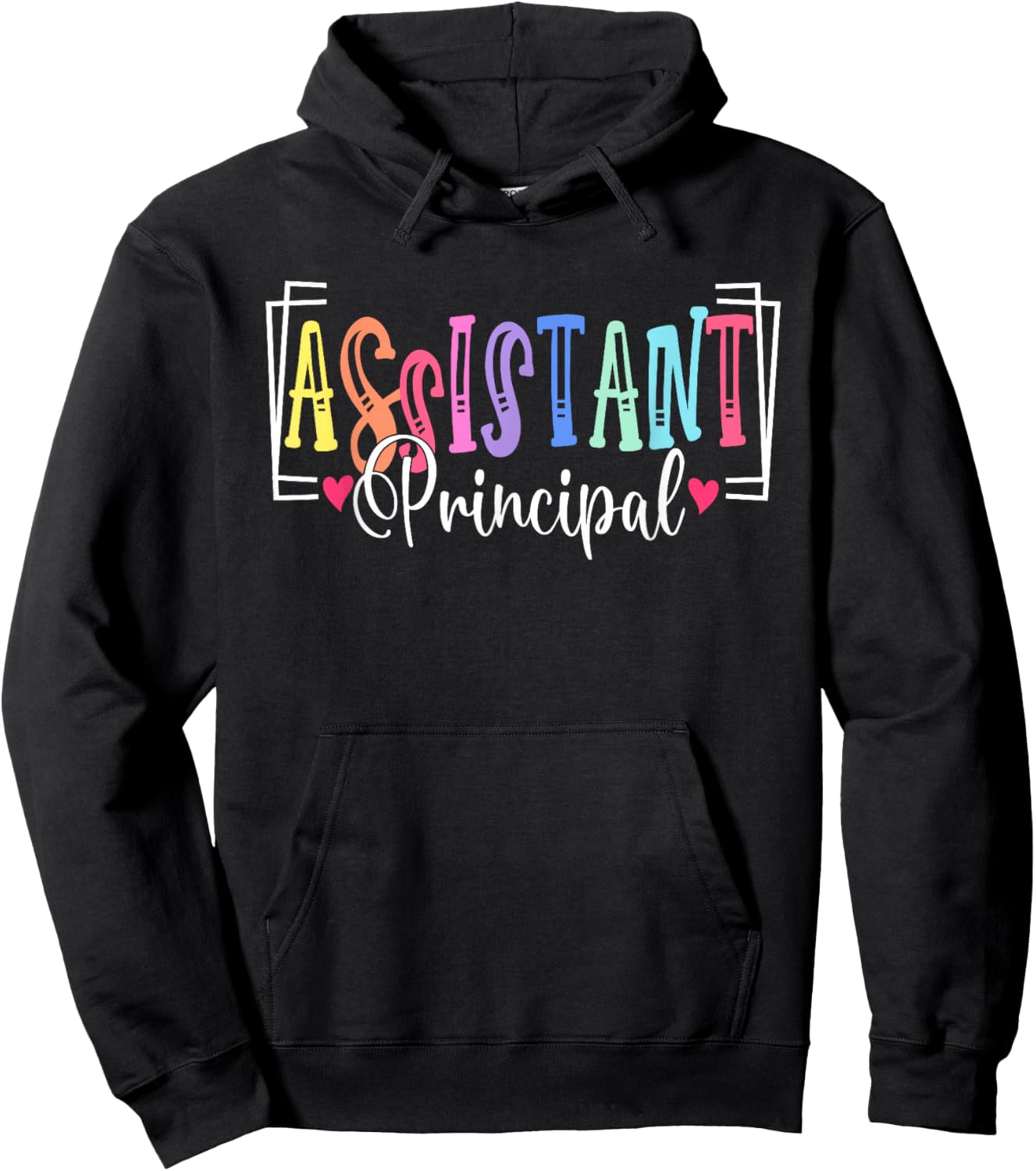 Assistant Principal Appreciation School Worker Hoodie - Hoodie | Black