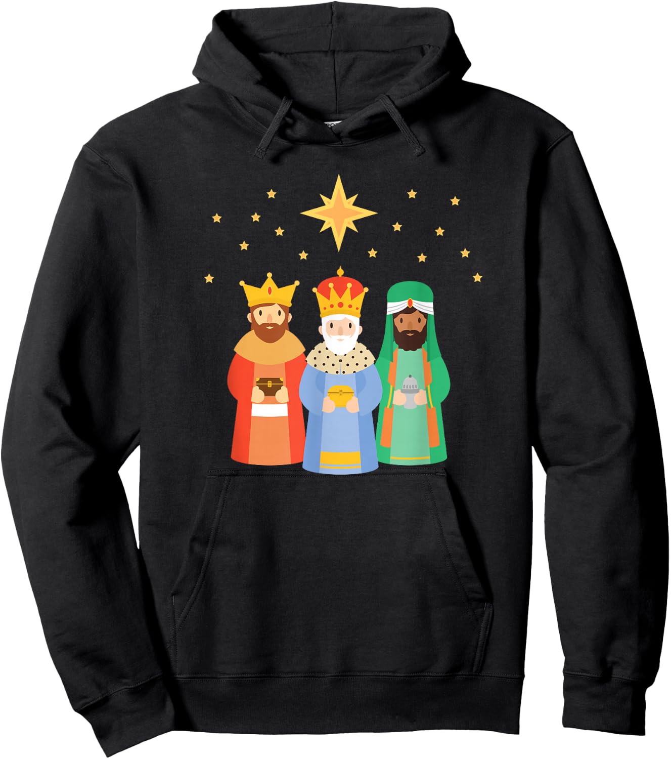 Three Kings Day Epiphany Celebration Christianity Hoodie - Hoodie | Black