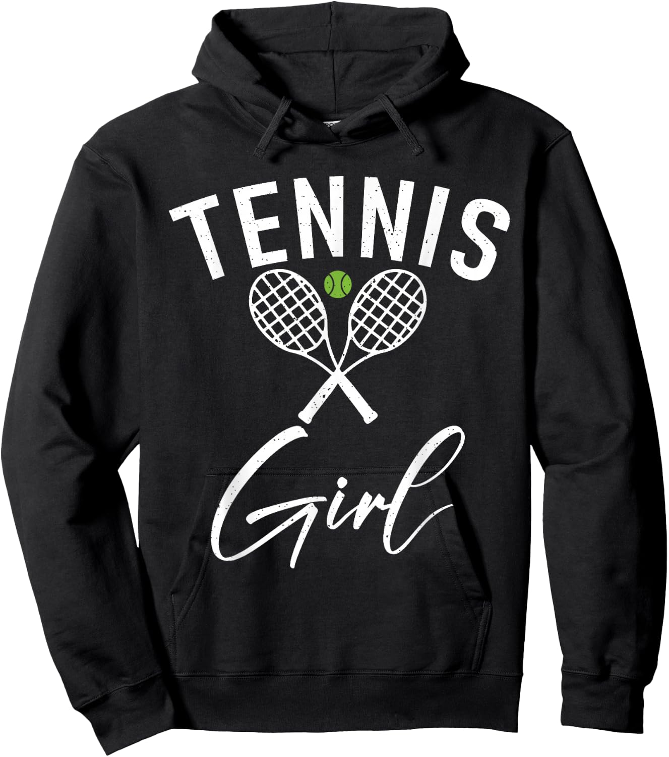 Tennis Girl Hoodie - Hoodie | Black