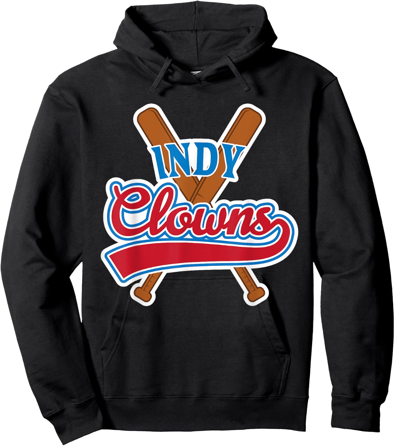 Indianapolis Clowns Shirt Retro Indy Baseball Hoodie - Hoodie | Black