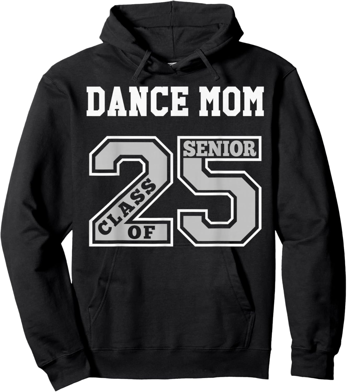 Senior Dance Mom 2025 - Groovy Dance Mom Senior Class 25 2 Hoodie - Hoodie | Black