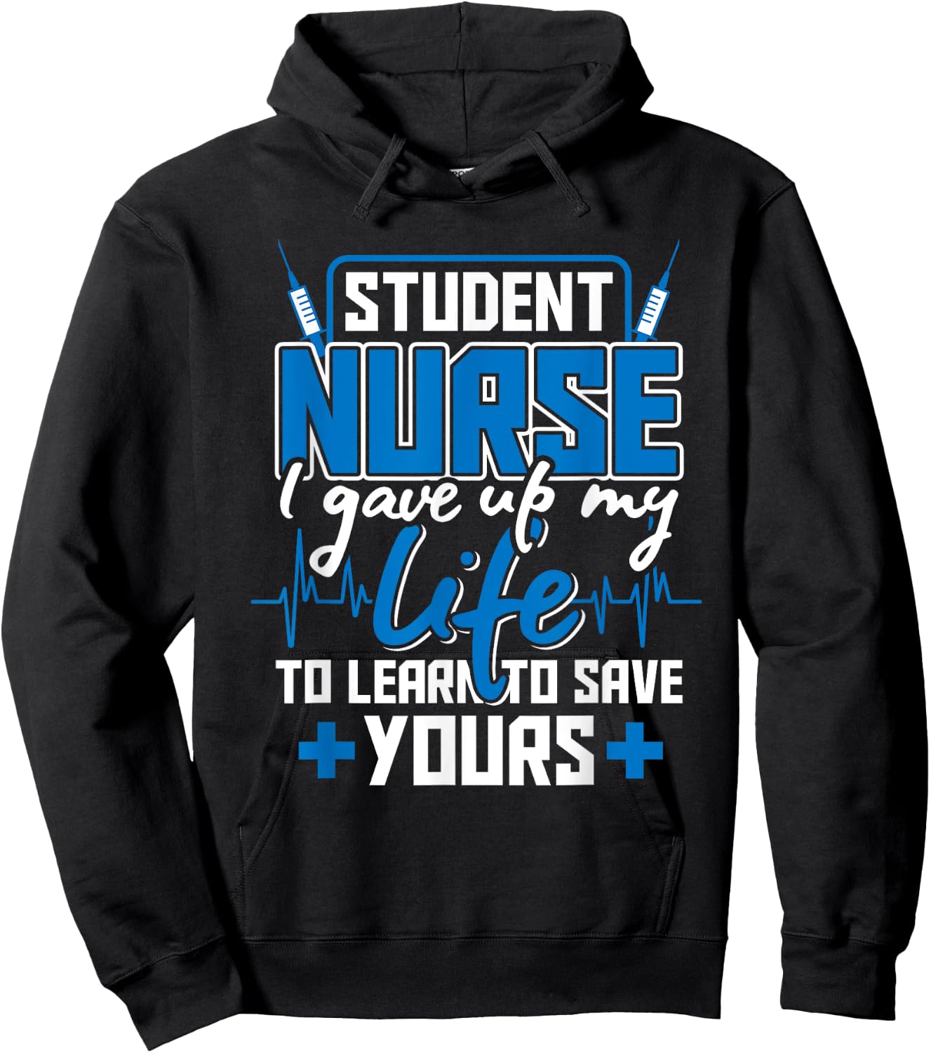 Nursing School Degree Gifts Medicine Student Nurse Hoodie - Hoodie | Black