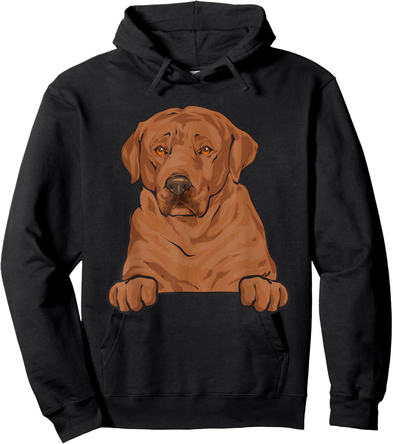 Foxred Lab Fox Red Labrador Retriever Hoodie - Hoodie | Black
