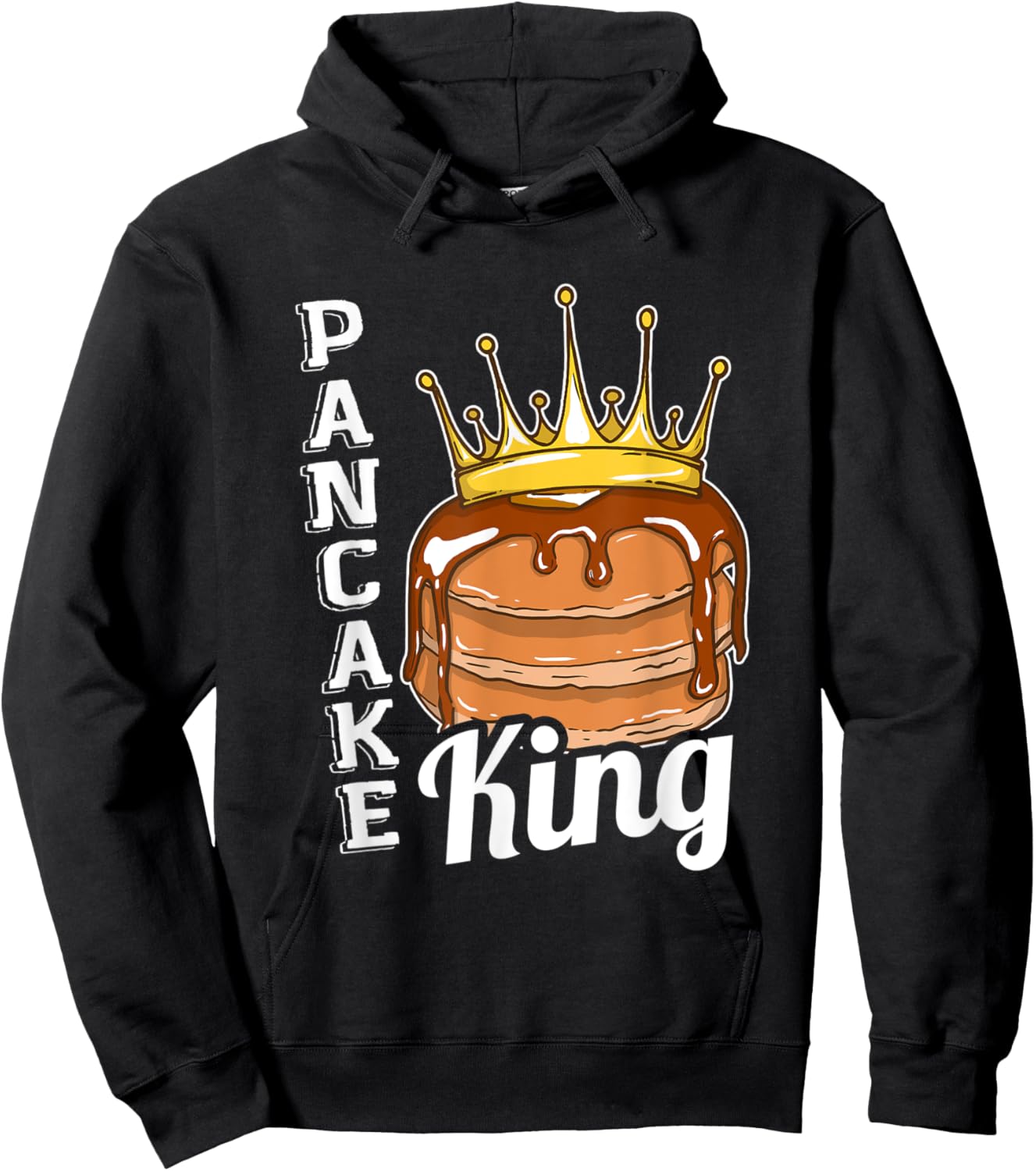 Funny Pancake King Pancake Maker Hoodie - Hoodie | Black