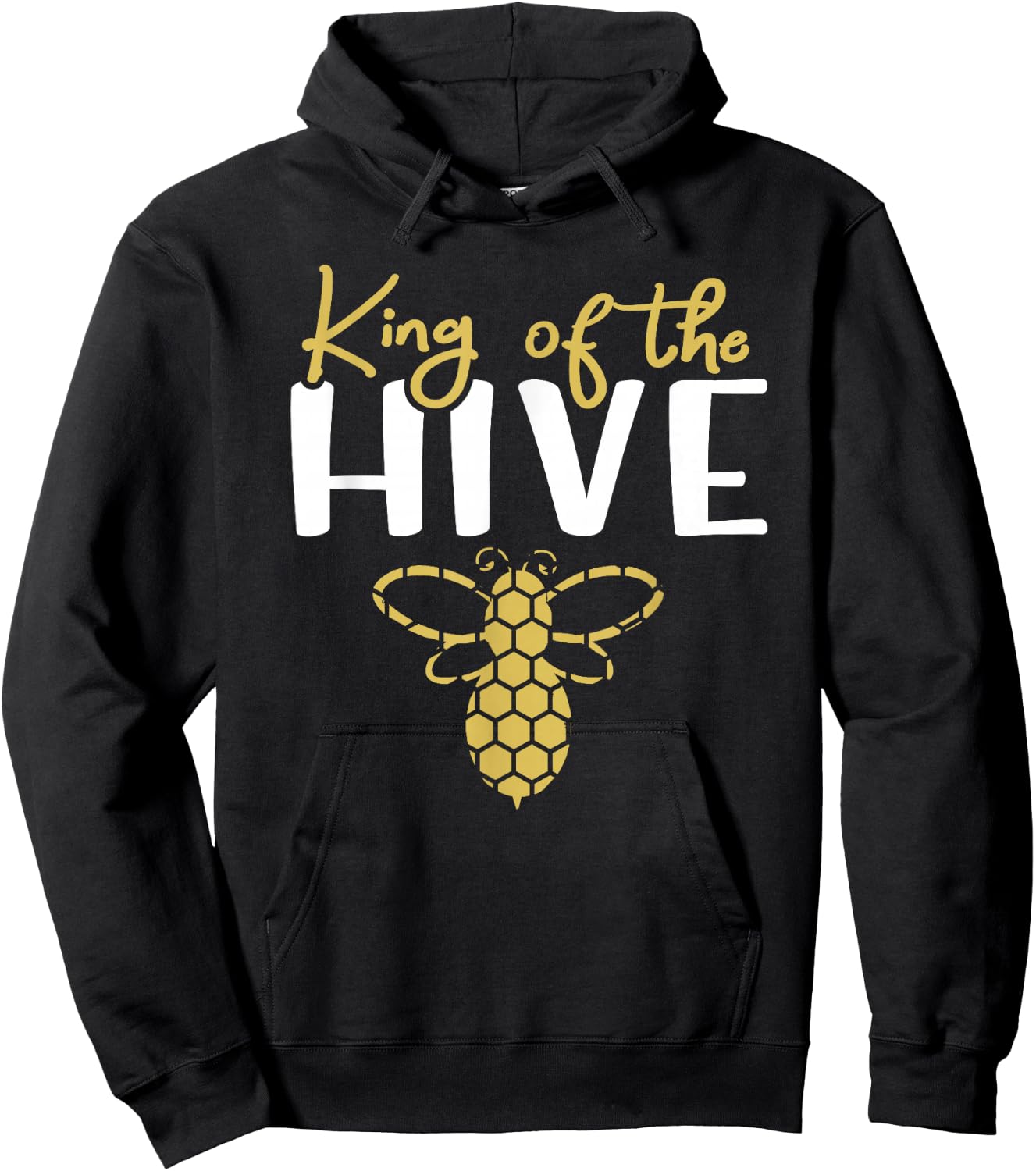 King Bee - King of the Hive Hoodie - Hoodie | Black