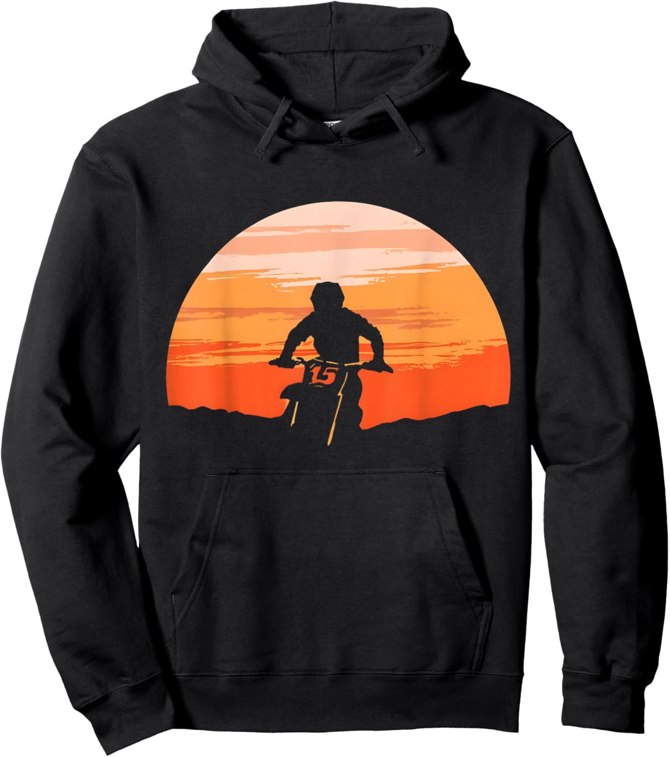 Motocross Dirt Bike Motocross Dirtbike Enduro kids Boys Men Hoodie - Hoodie | Black