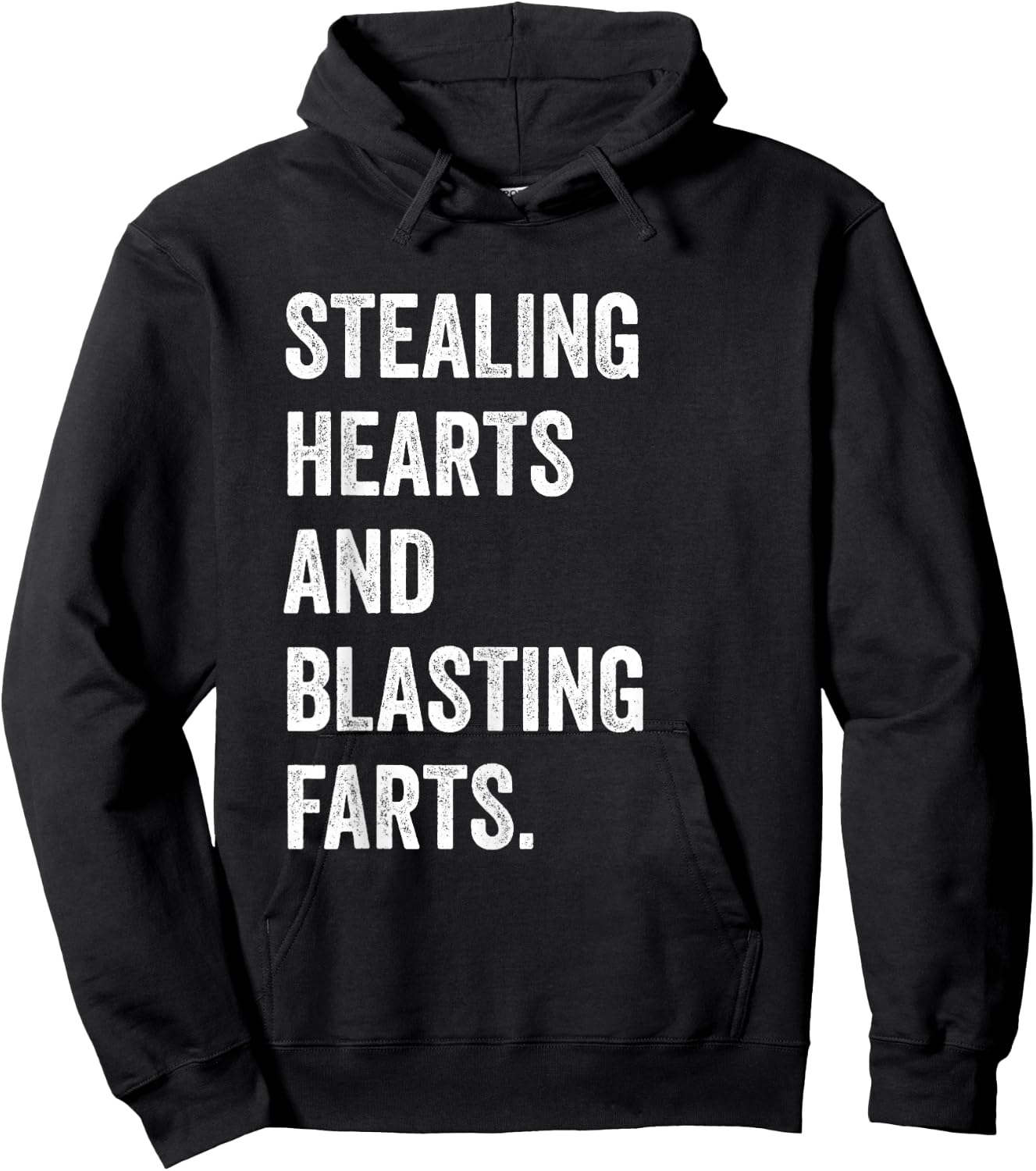 Stealing Hearts And Blasting Farts Vintage toddler & kids Hoodie - Hoodie | Black