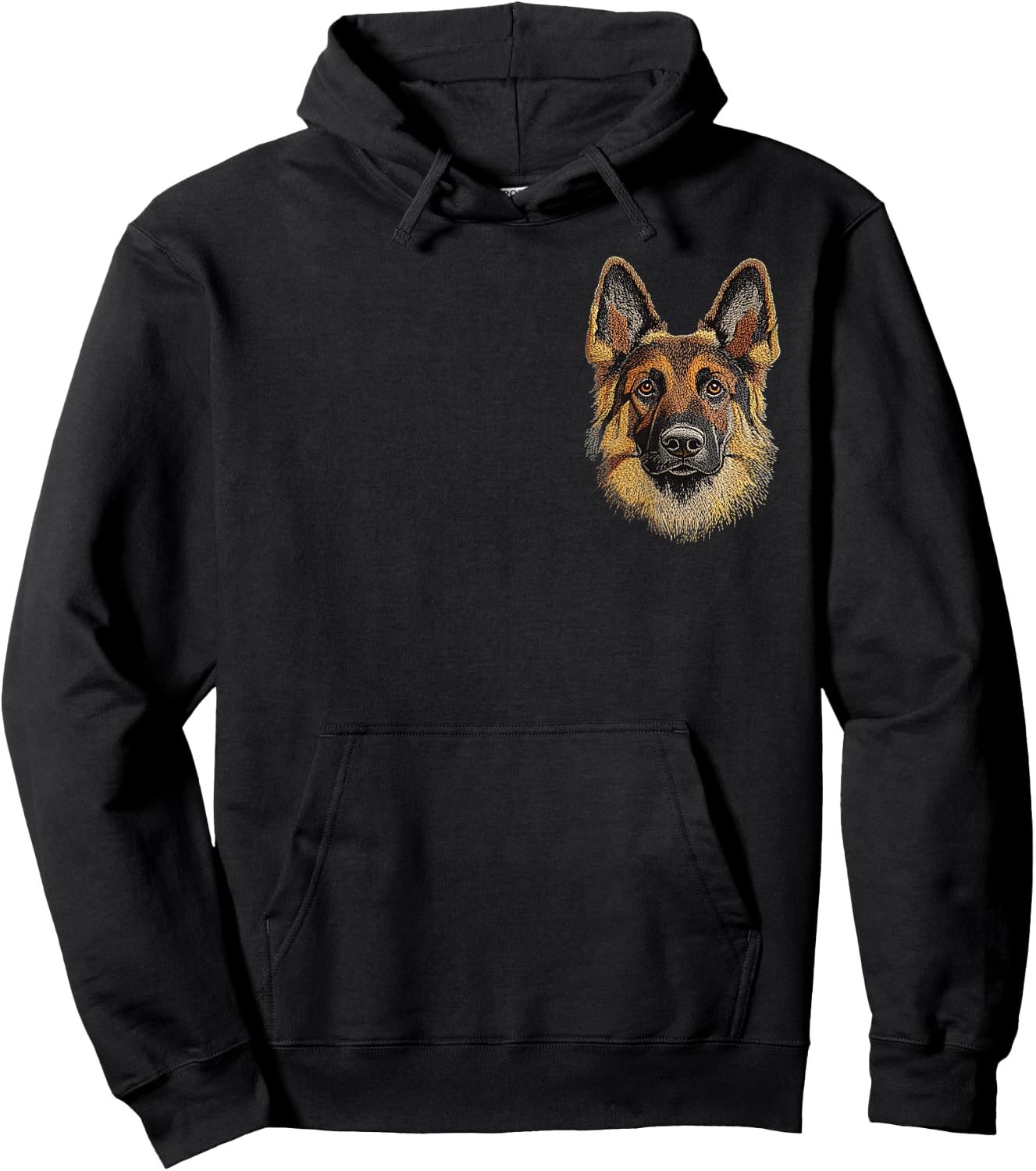 German shepherd Puppy Dog Cute German shepherd Mother's Day Hoodie - Hoodie | Black