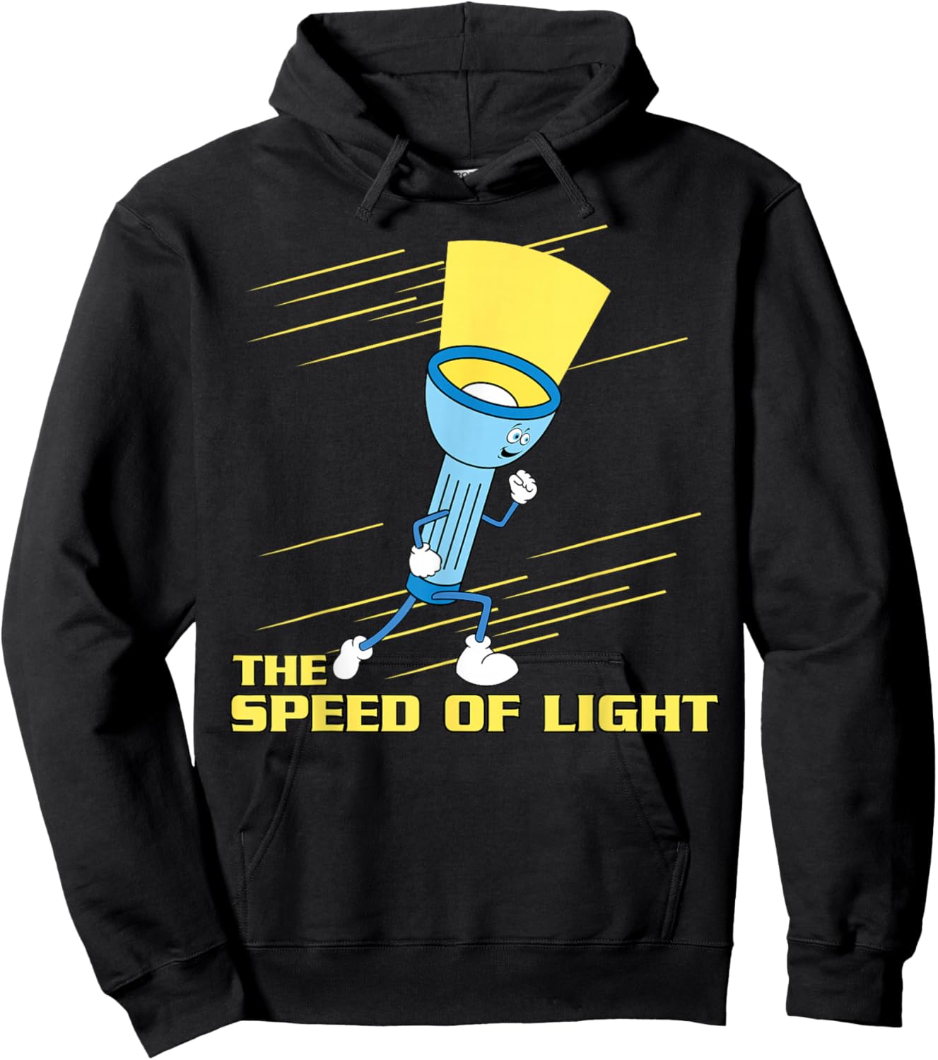 Speed of Light, Funny Physics Flashlight, The Speed of Light Hoodie - Hoodie | Black