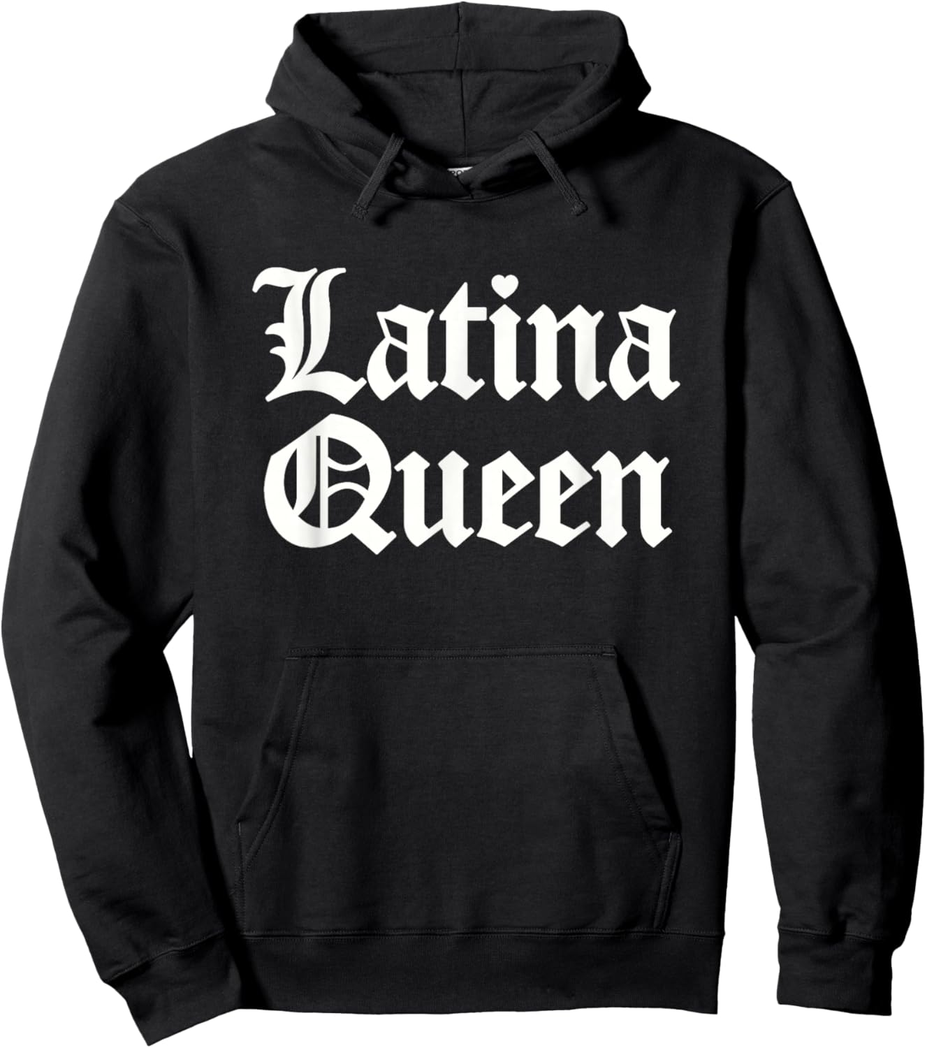 Latina Queen for Latino Women and Girls Hoodie - Hoodie | Black